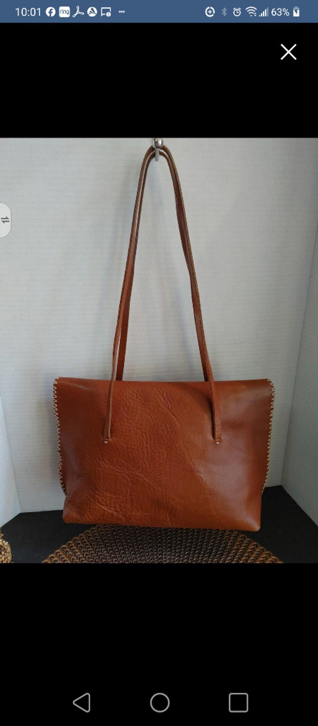 Covington Ellington Fold Over Leather Shoulder Bag Size ONE SIZE - 3 Thumbnail