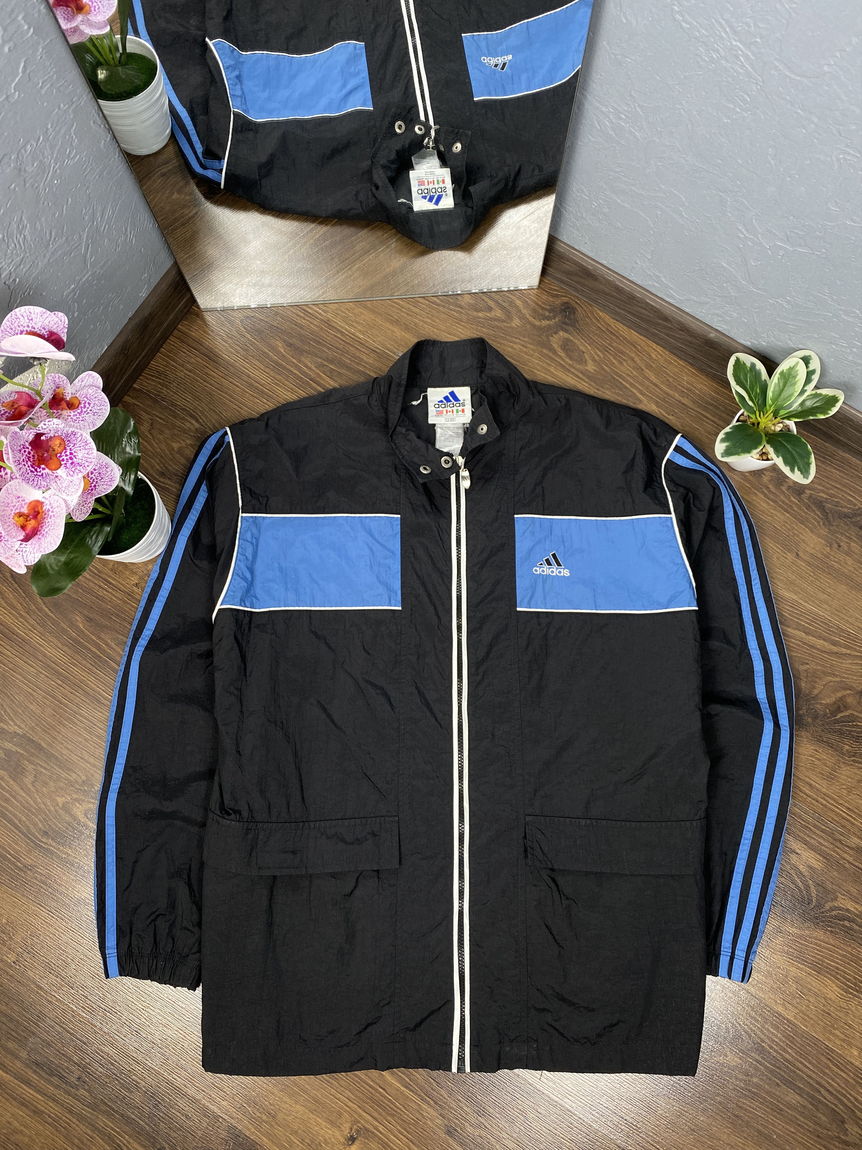 Adidas × Vintage Adidas vintage nylon jacket Size US XL / EU 56 / 4 - 1 Thumbnail