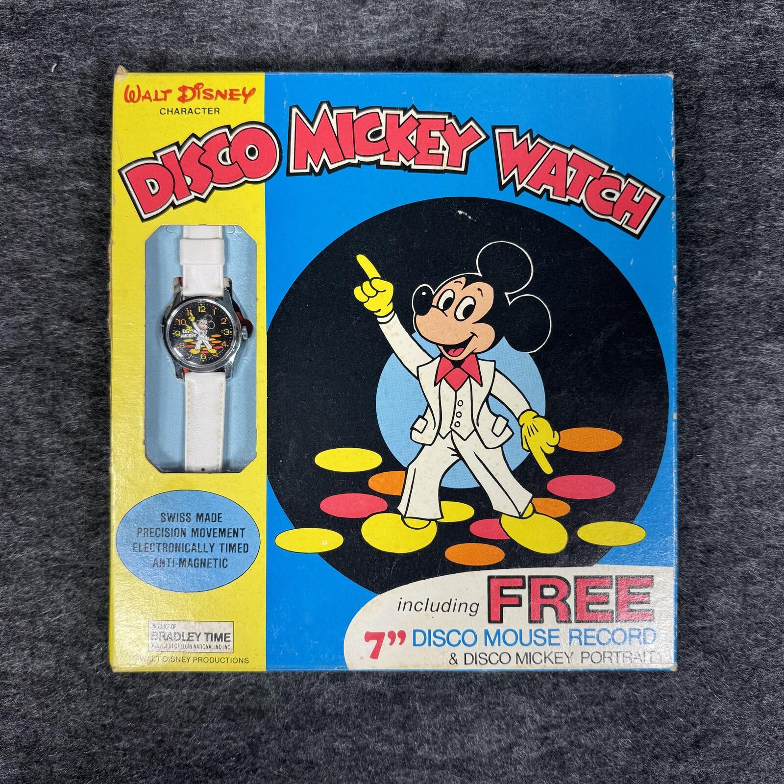 Disney Disney Watch Vintage Disco Mickey Mouse Wind Up NEW RARE Size ONE SIZE - 1 Thumbnail