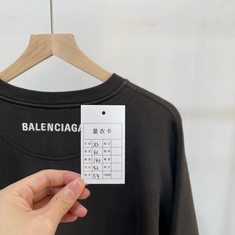 Balenciaga Balenciaga Round Neck Sweater with Embroidered Logo on the Size US XS / EU 42 / 0 - 7 Thumbnail