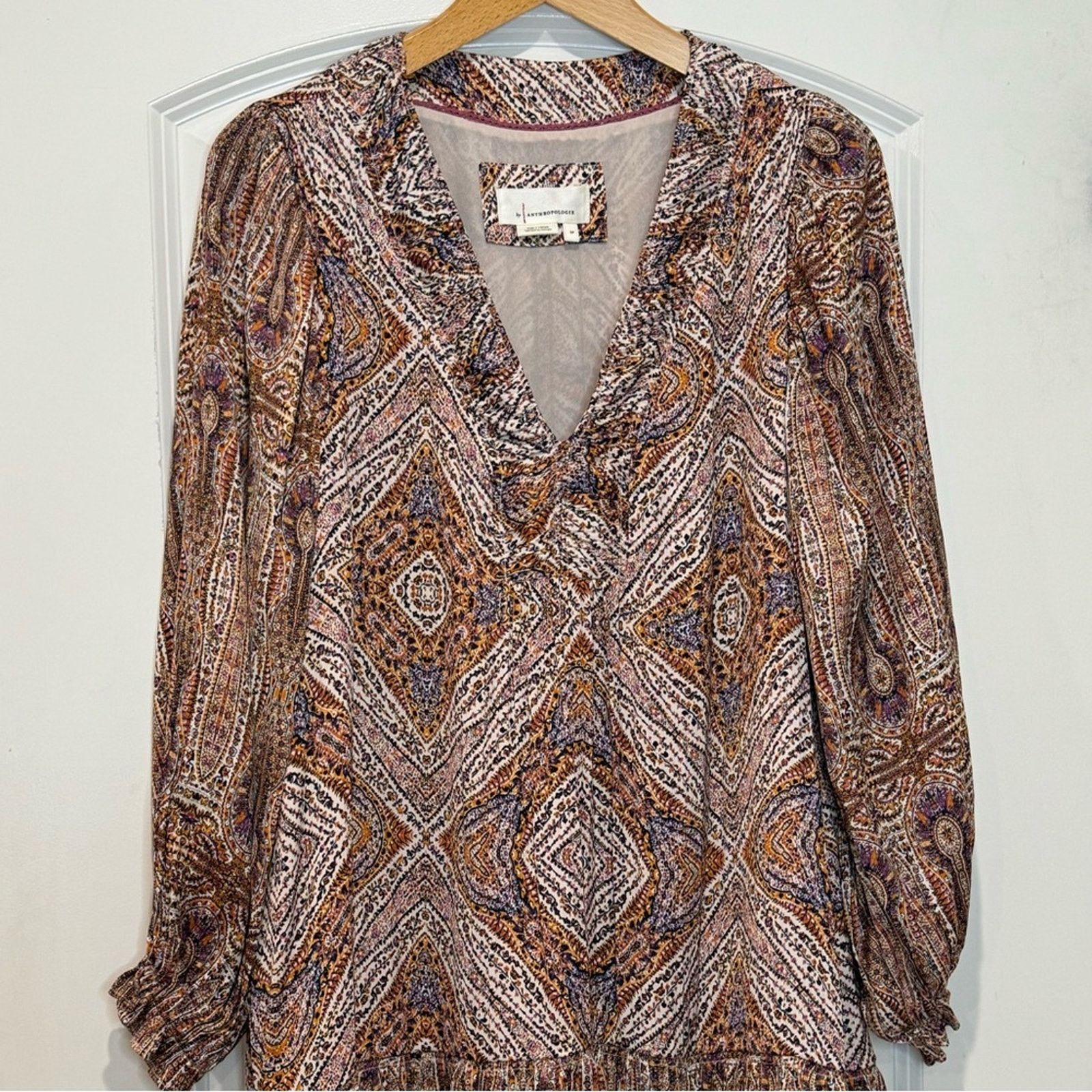 Anthropologie Anthropologie Sabia Flounce Tunic Dress Size Small Size S / US 4 / IT 40 - 14 Thumbnail
