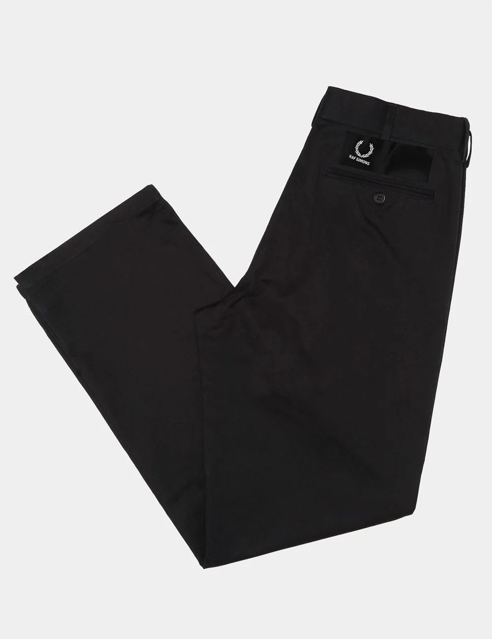 image of Fred Perry Tape Detail Trouser in Black, Men's (Size 32)