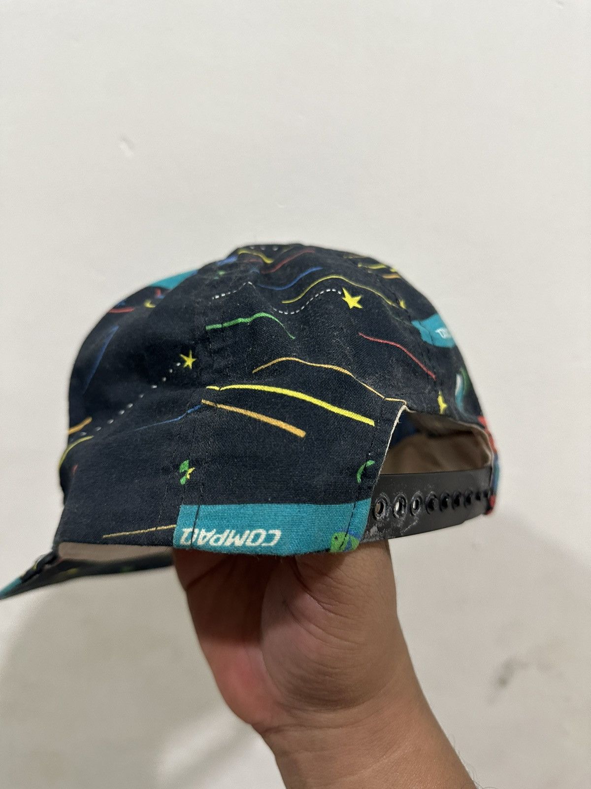 Vintage Rare 90’s Compaq Galaxy Space Over print Snapback Size ONE SIZE - 4 Thumbnail