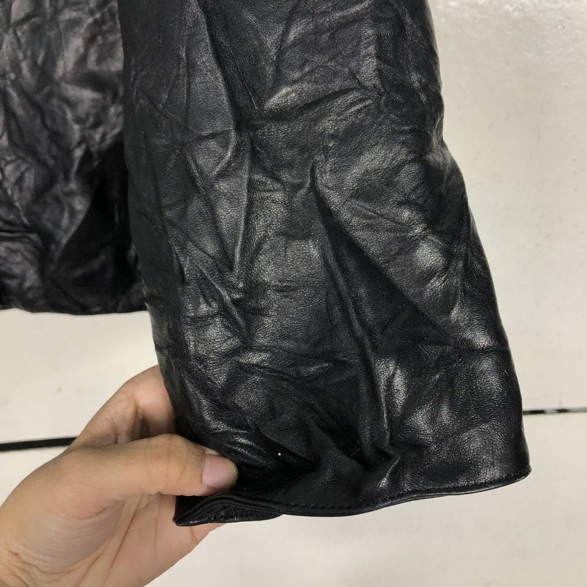 Japanese Brand 🔥VINTAGE LEATHER JACKET BIKER JUBIEN TOKYO FUR ISSEY MIYAKE Size US L / EU 52-54 / 3 - 17 Thumbnail