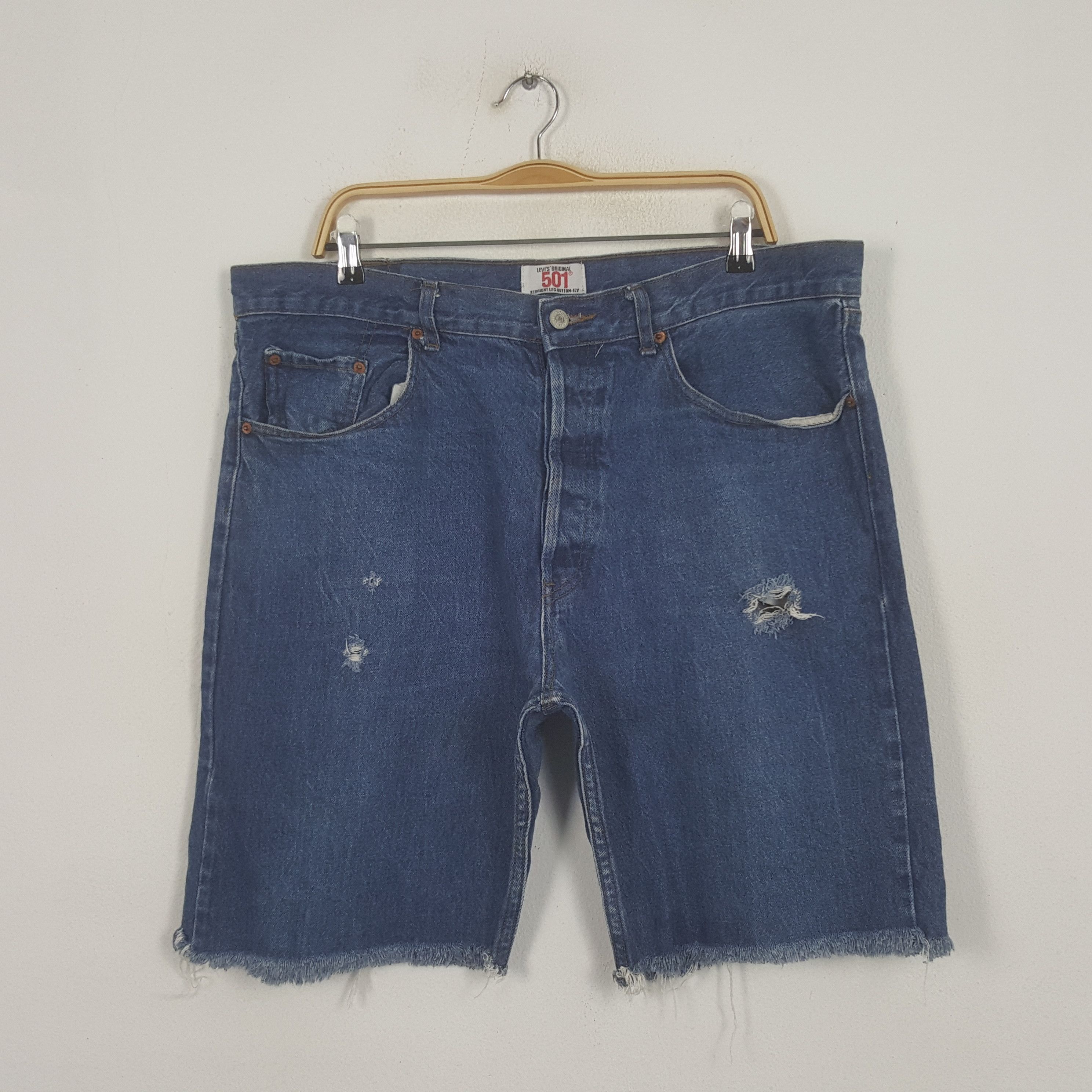 Vintage Levi's 501 USA American Short Denim Jeans
