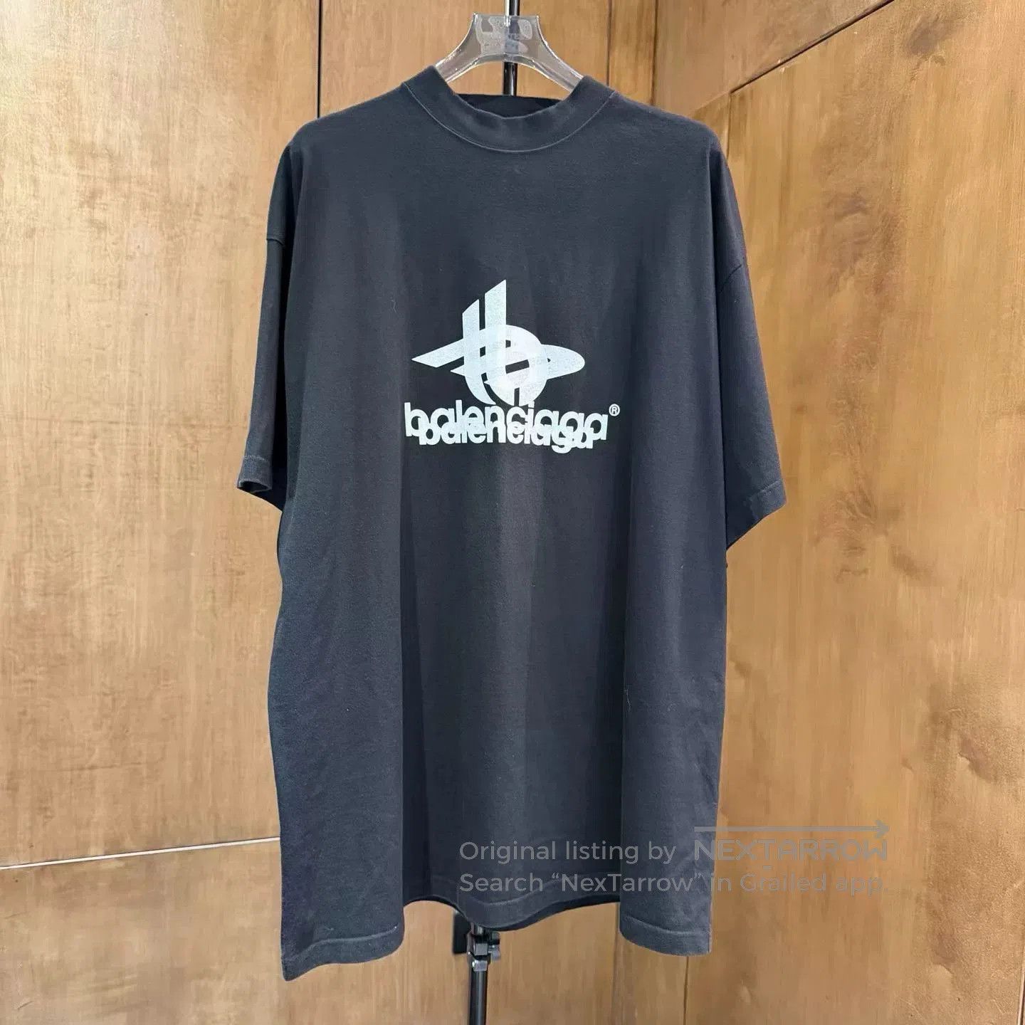 Balenciaga Phantom Logo Black T.