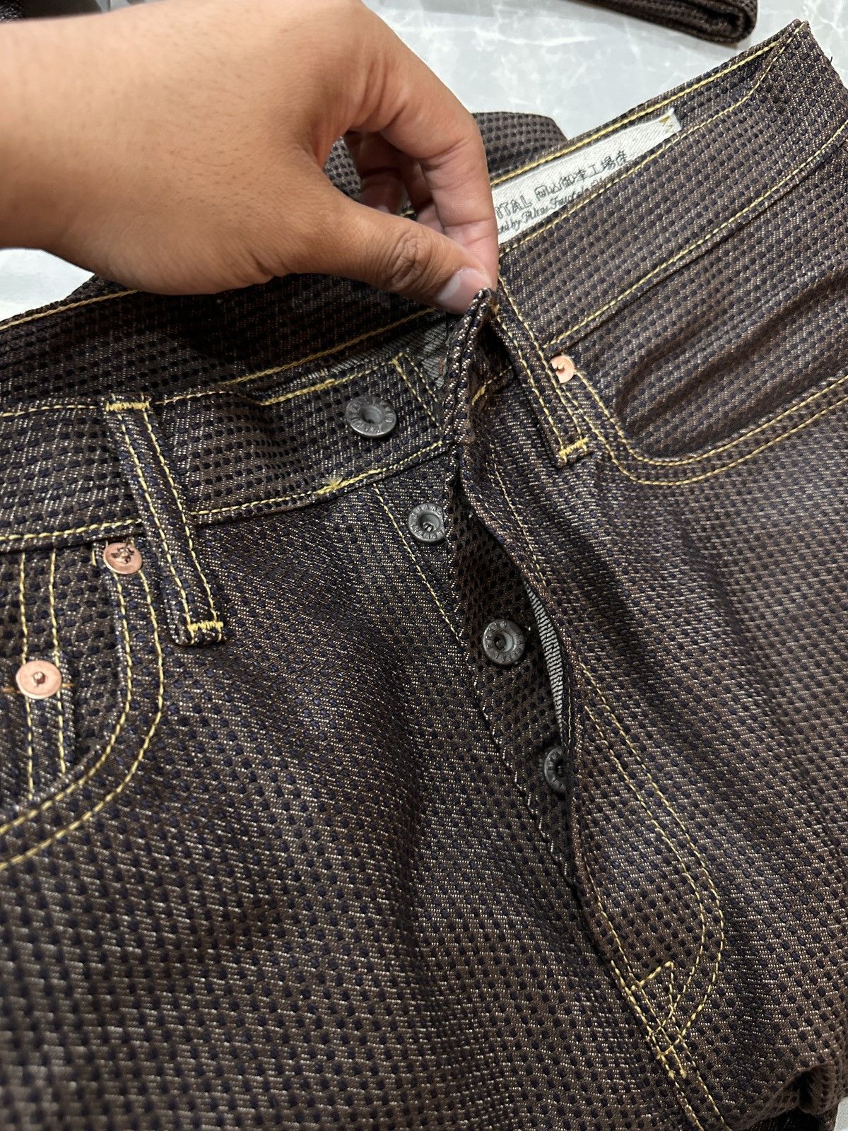 Kapital Kountry Kapital Century 5P Monkey cisco denim "Brown" size 36 Size US 36 / EU 52 - 3 Thumbnail