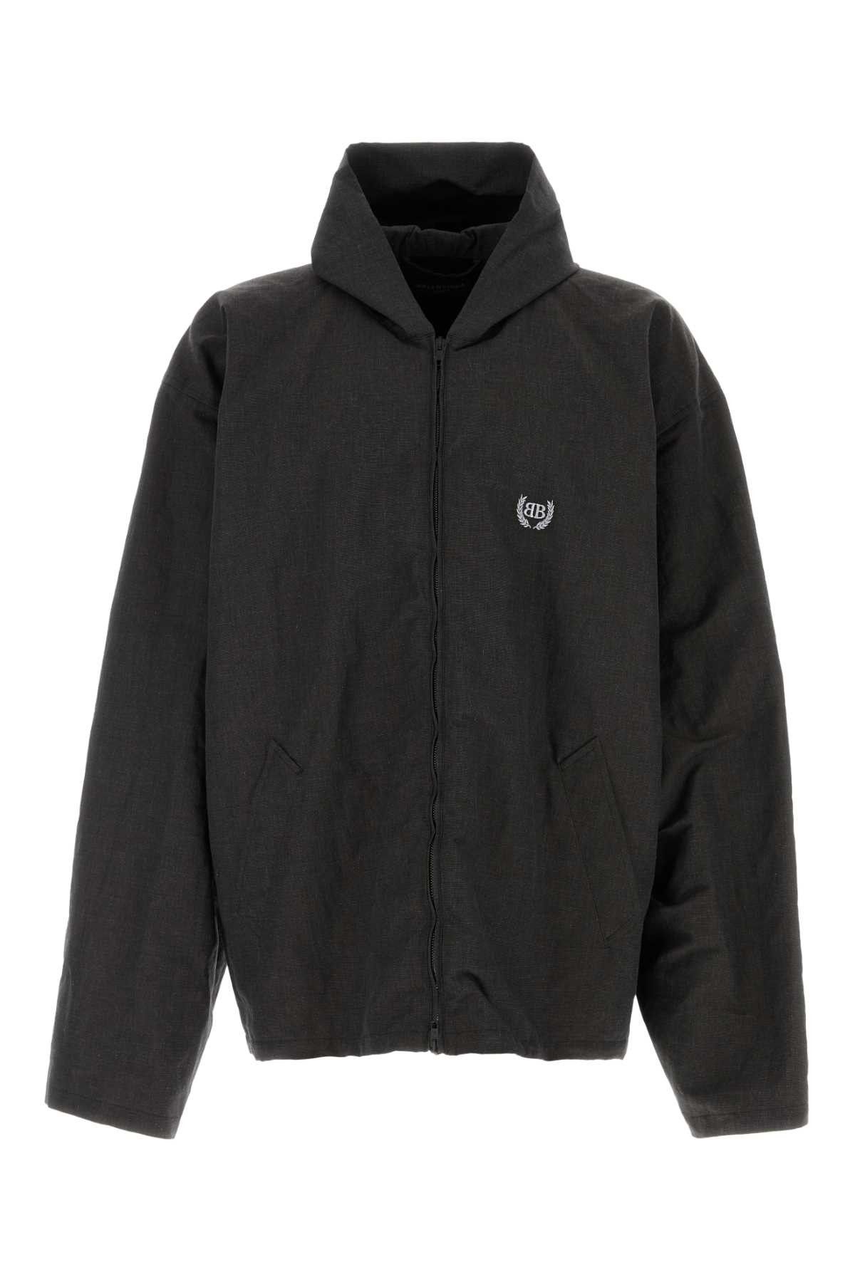 Slate Linen Blend Jacket