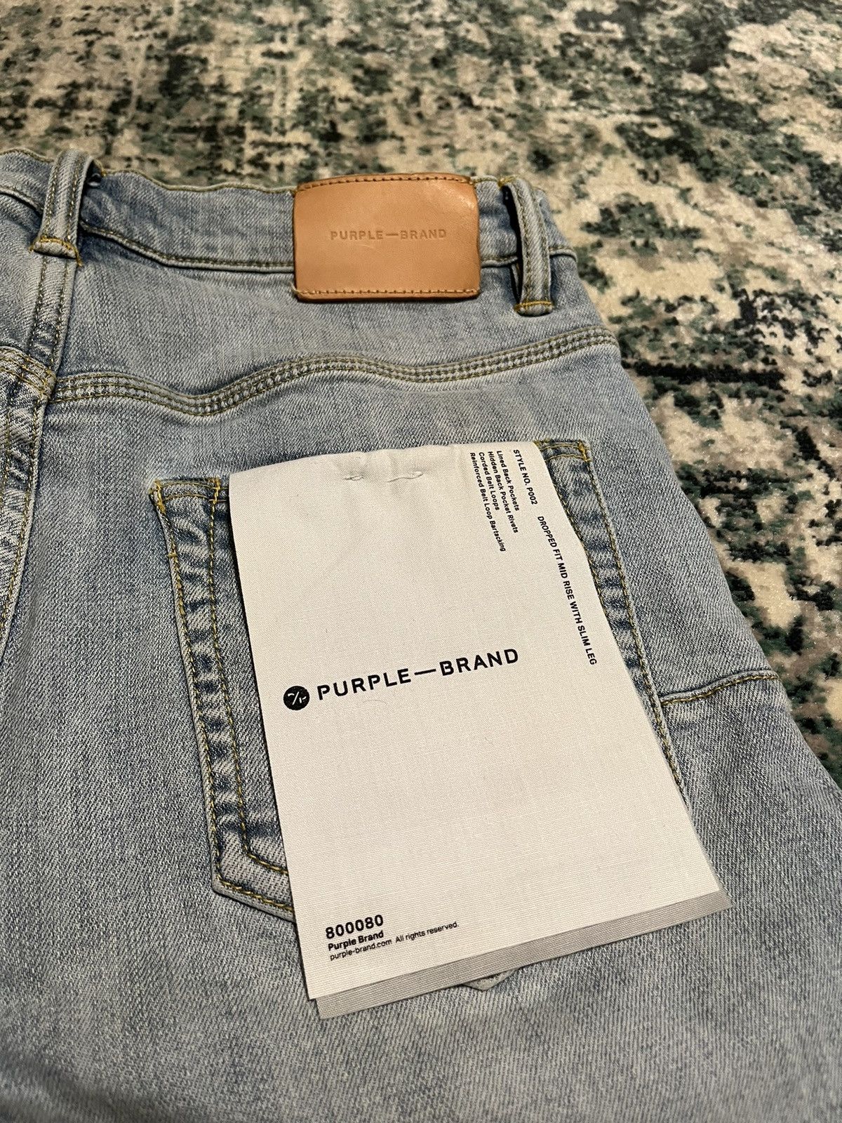 Purple Brand Purple Brand P002 Light Indigo Blowout Size US 31 - 4 Thumbnail