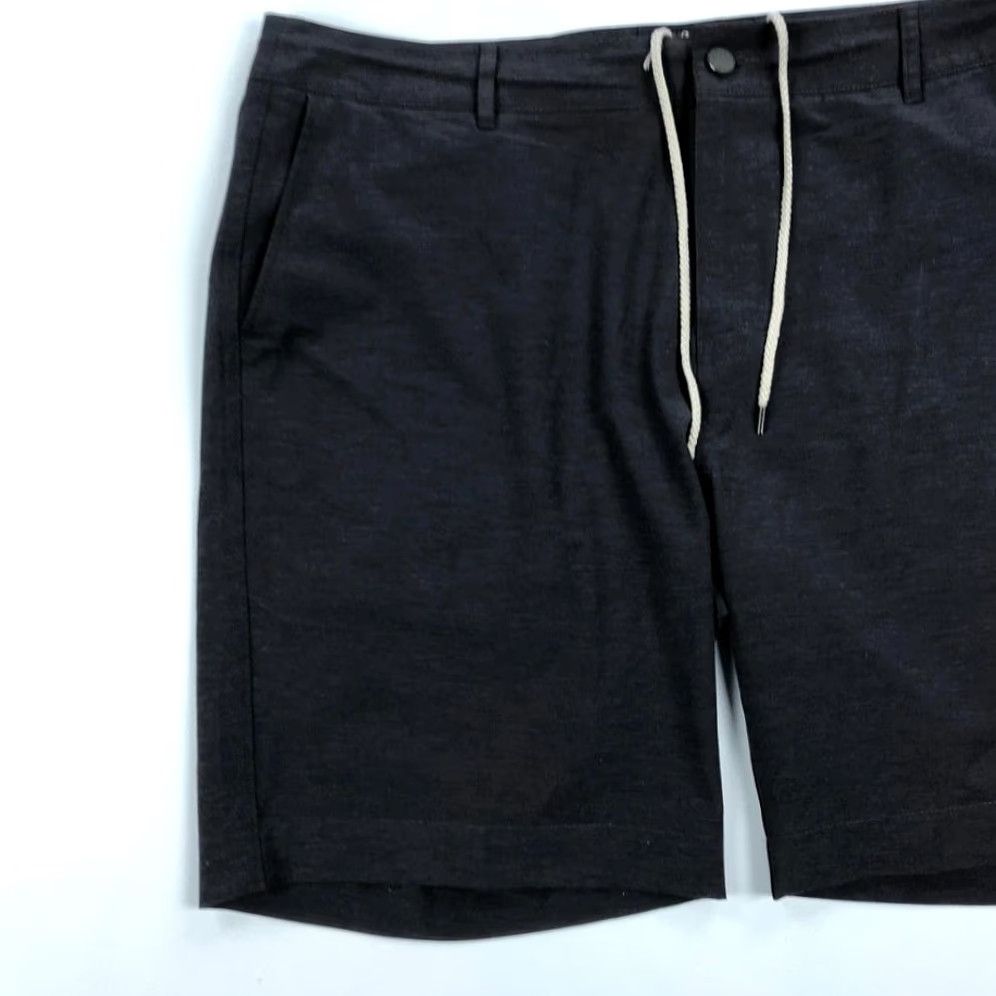 Faherty Faherty Men’s All Day Shorts Dark Heather Grey Performance Drawstring Waist 38 Size US 38 / EU 54 - 2 Thumbnail