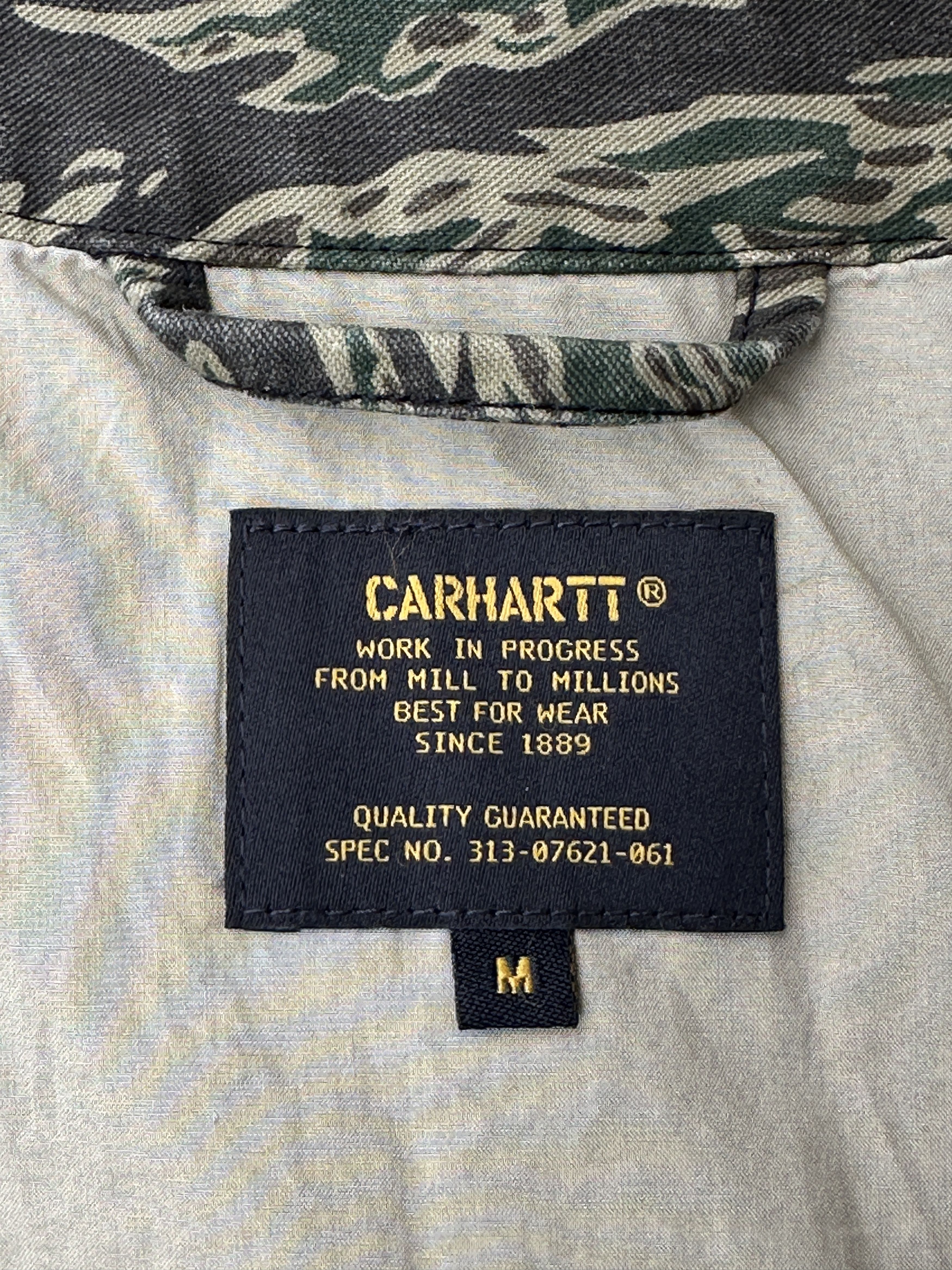 Carhartt Wip Carhartt WIP Tiger Camo Utility Army Cargo Military War Vest Size US L / EU 52-54 / 3 - 7 Thumbnail