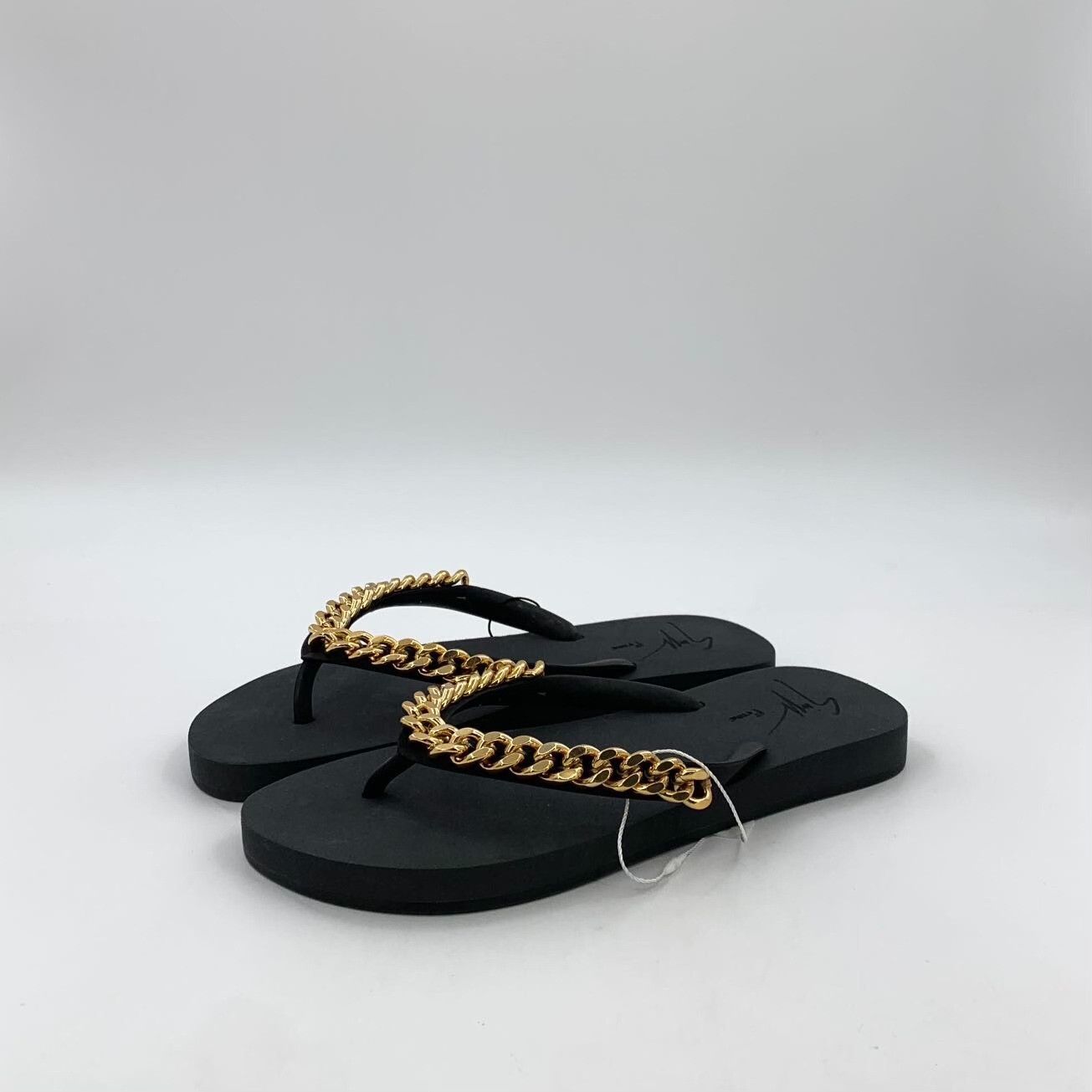 Sergio Rossi Sergio Rossi Black Sandals 36 Men Size US 5 / EU 37 - 1 Thumbnail