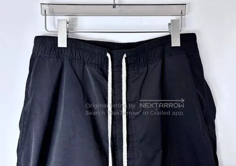 Rick Owens Drkshdw Rick Owens DRKSHDW Black Satin Drawstring Pants. Size US 36 / EU 52 - 3 Thumbnail