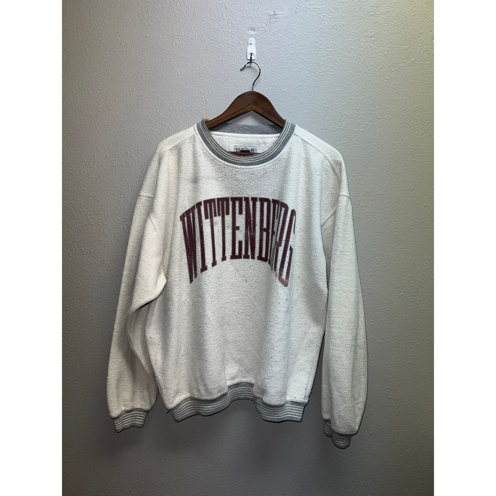 Gear for Sports Vintage Wittenburg Sweatshirt Liberal Arts GFS VTG 90s XL Size US XL / EU 56 / 4 - 1 Thumbnail