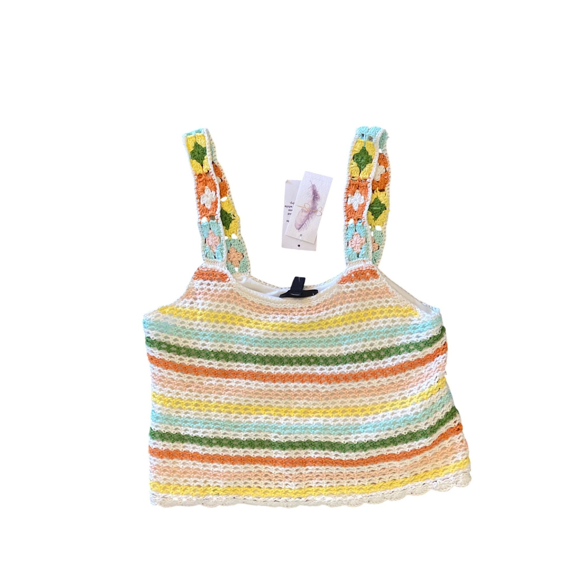Jessica Simpson NWT Jessica Simpson Kerian Sweater Tank Crochet XS/S MSRP$69 Size XS / US 0-2 / IT 36-38 - 6 Thumbnail