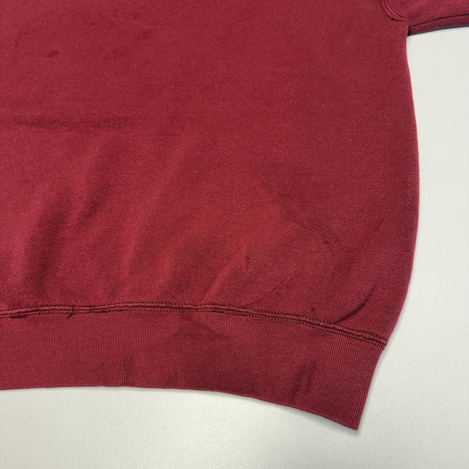 Disney × Vintage Vintage 90s Mickey Mouse Sweatshirt Mens Large Red Embroider Size US L / EU 52-54 / 3 - 13 Thumbnail