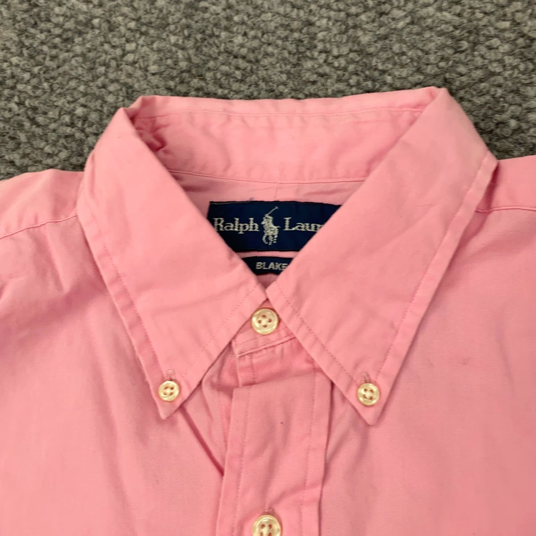 Ralph Lauren VTG Ralph Lauren Blake Shirt Mens Large Pink Pony Button Down Collar 90s Size US L / EU 52-54 / 3 - 3 Thumbnail