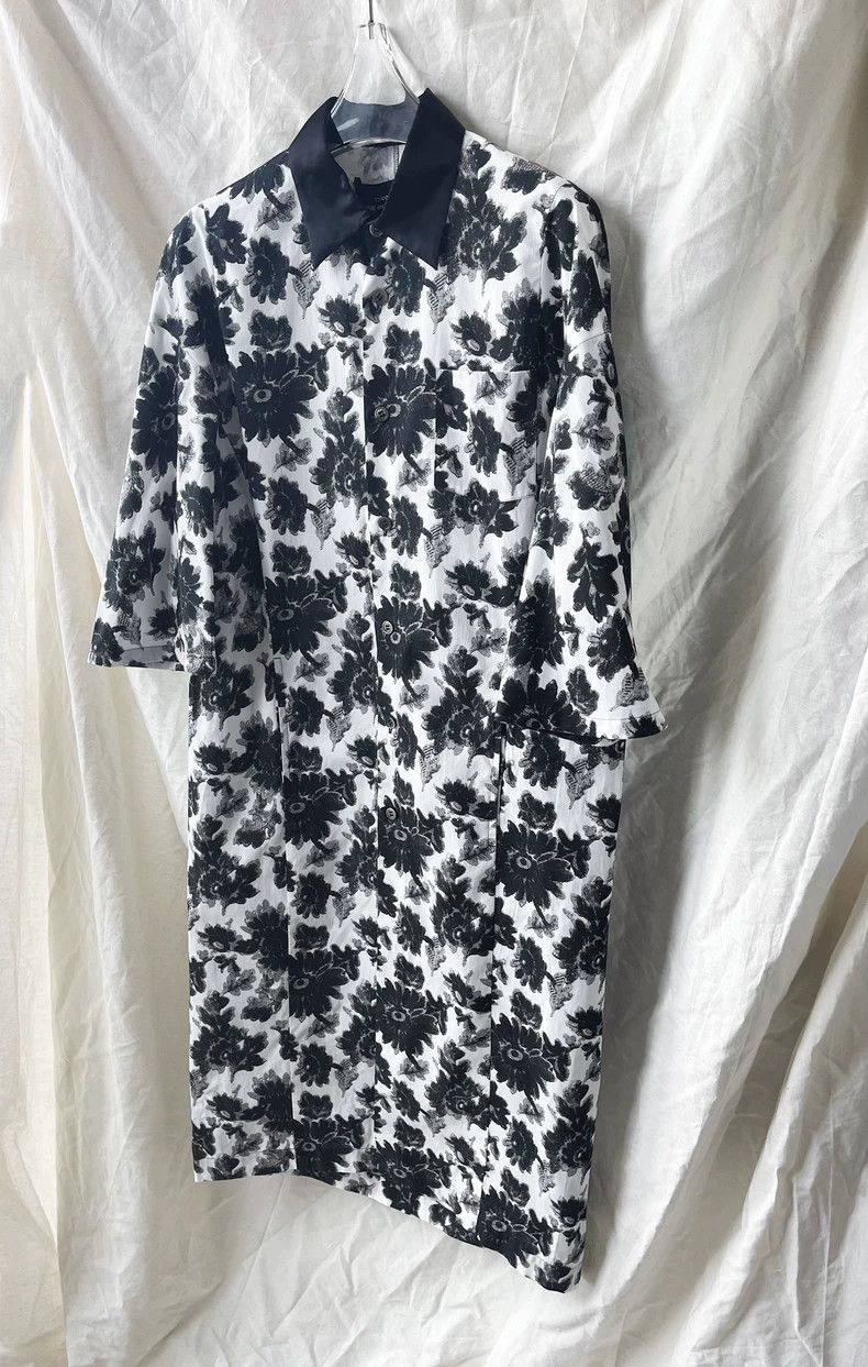 Comme des Garcons Comme Des Garcons Ink Black and White Daisy Sunflower Prin Size S / US 4 / IT 40 - 3 Thumbnail