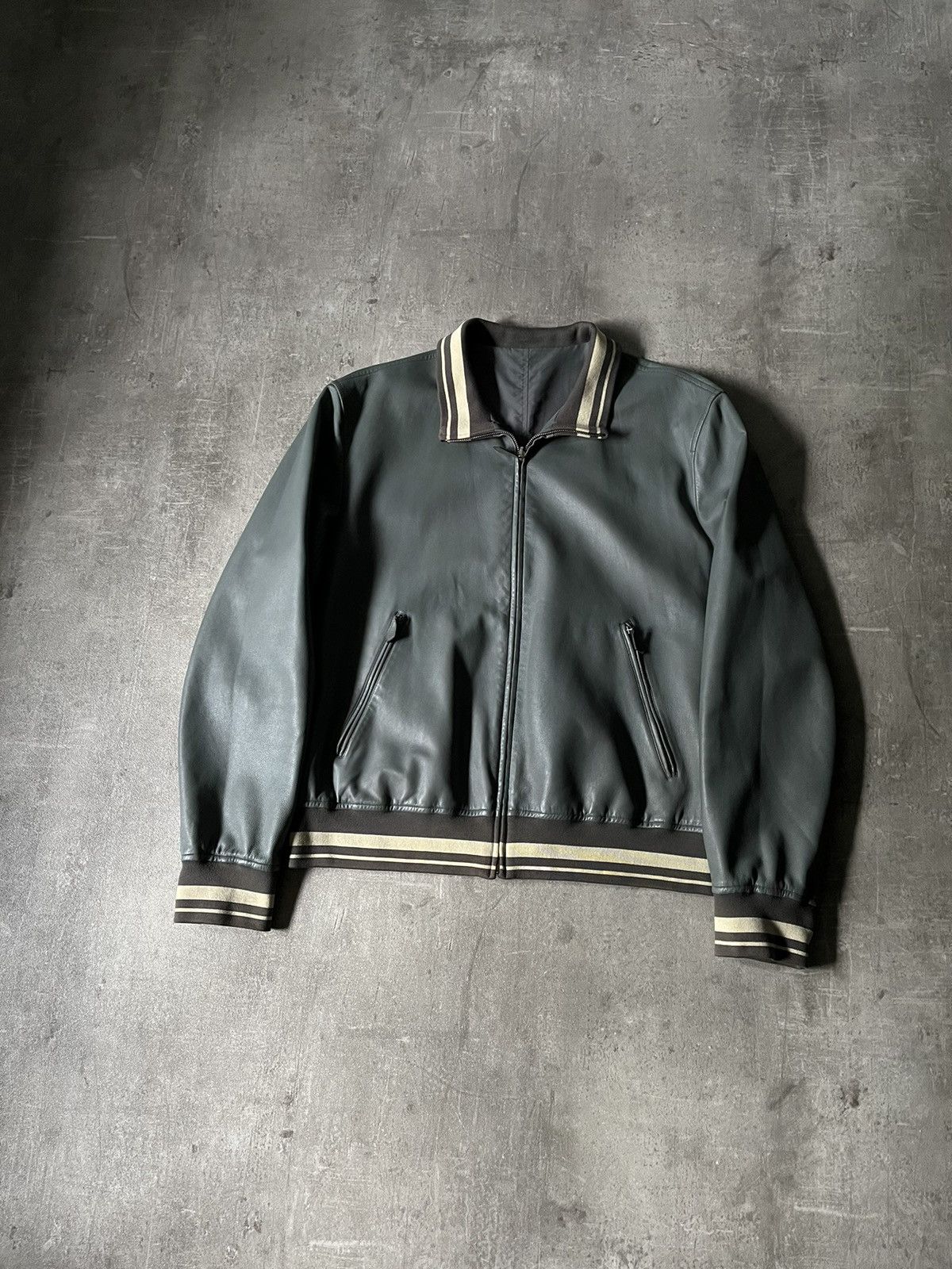 Hermes Hermes Reversible leather jacket bomber Size US L / EU 52-54 / 3 - 1 Thumbnail