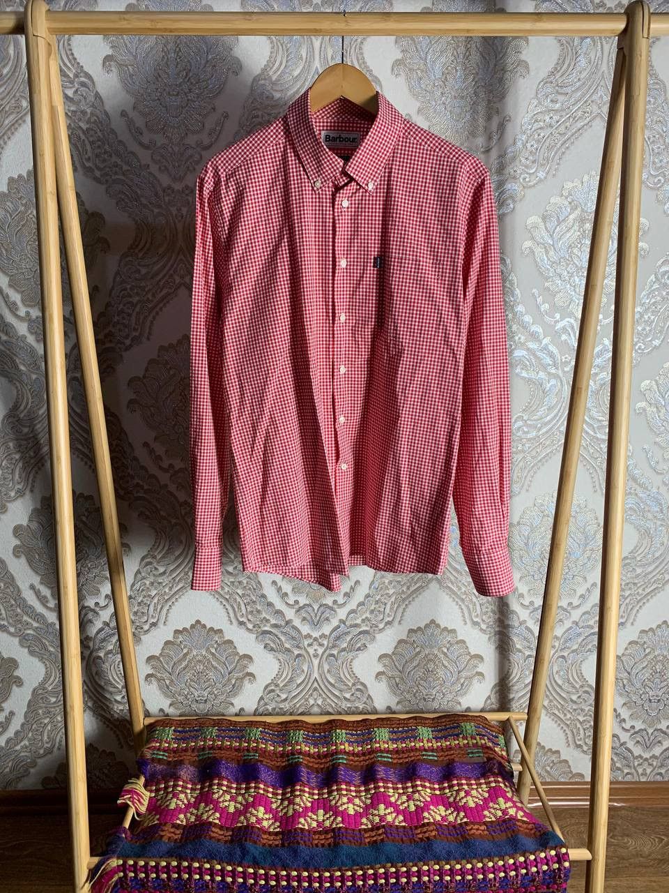 Barbour × Vintage VERY RARE BARBOUR OXFORD LEONARD SHIRT ENGLAND STYLE Y2K 90s Size US L / EU 52-54 / 3 - 1 Thumbnail