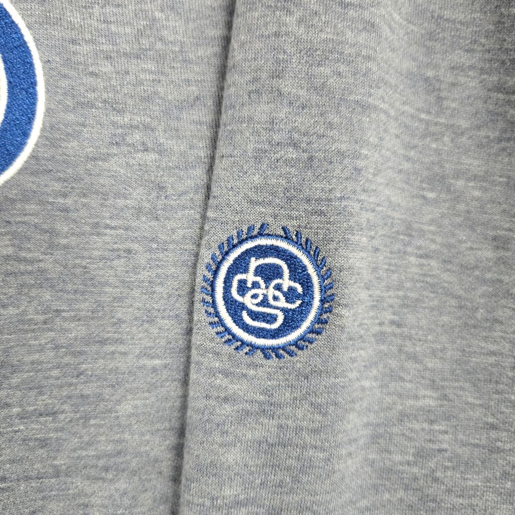 johnnie-O JOHNNIE-O Mens XL Pullover 1/4 Zip Golf Sweatshirt Blue Knit Cotton Blend Mock Neck Windproof? (Note: cannot add new words) Size US XL / EU 56 / 4 - 5 Thumbnail