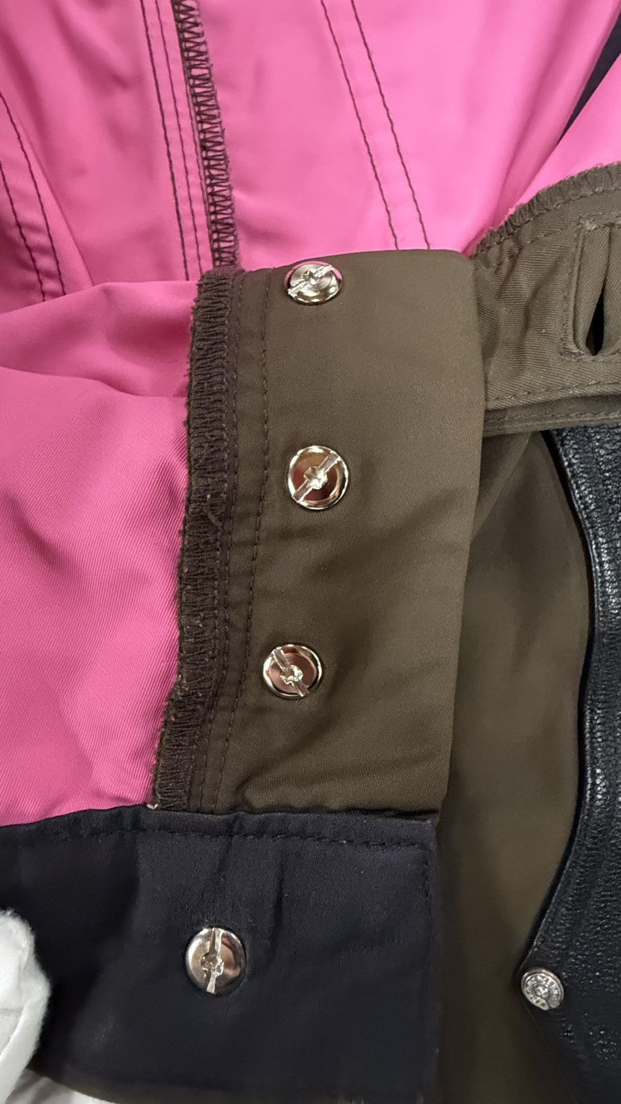 Chrome Hearts Chrome Hearts Brown Nylon and Leather Double Knee Pants Size US 32 / EU 48 - 7 Thumbnail