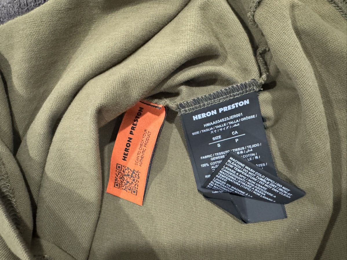 Heron Preston HERON PRESTON HPNY EMB TEE IN OLIVE Size US S / EU 44-46 / 1 - 8 Thumbnail