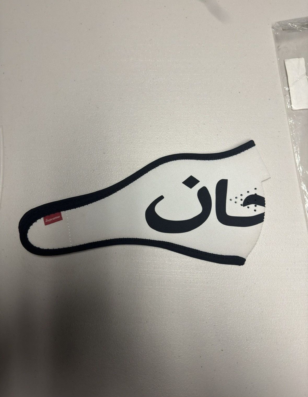 Supreme Supreme Arabic Logo Neopreme Facemask Size ONE SIZE - 3 Thumbnail