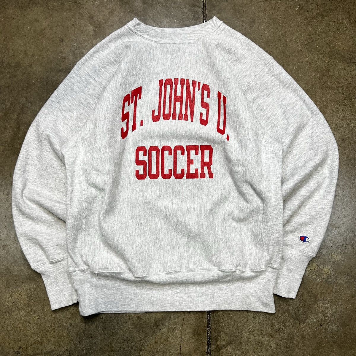 Champion × Vintage Vintage 90s Saint Johns University Champion College Crewneck Size US L / EU 52-54 / 3 - 1 Thumbnail