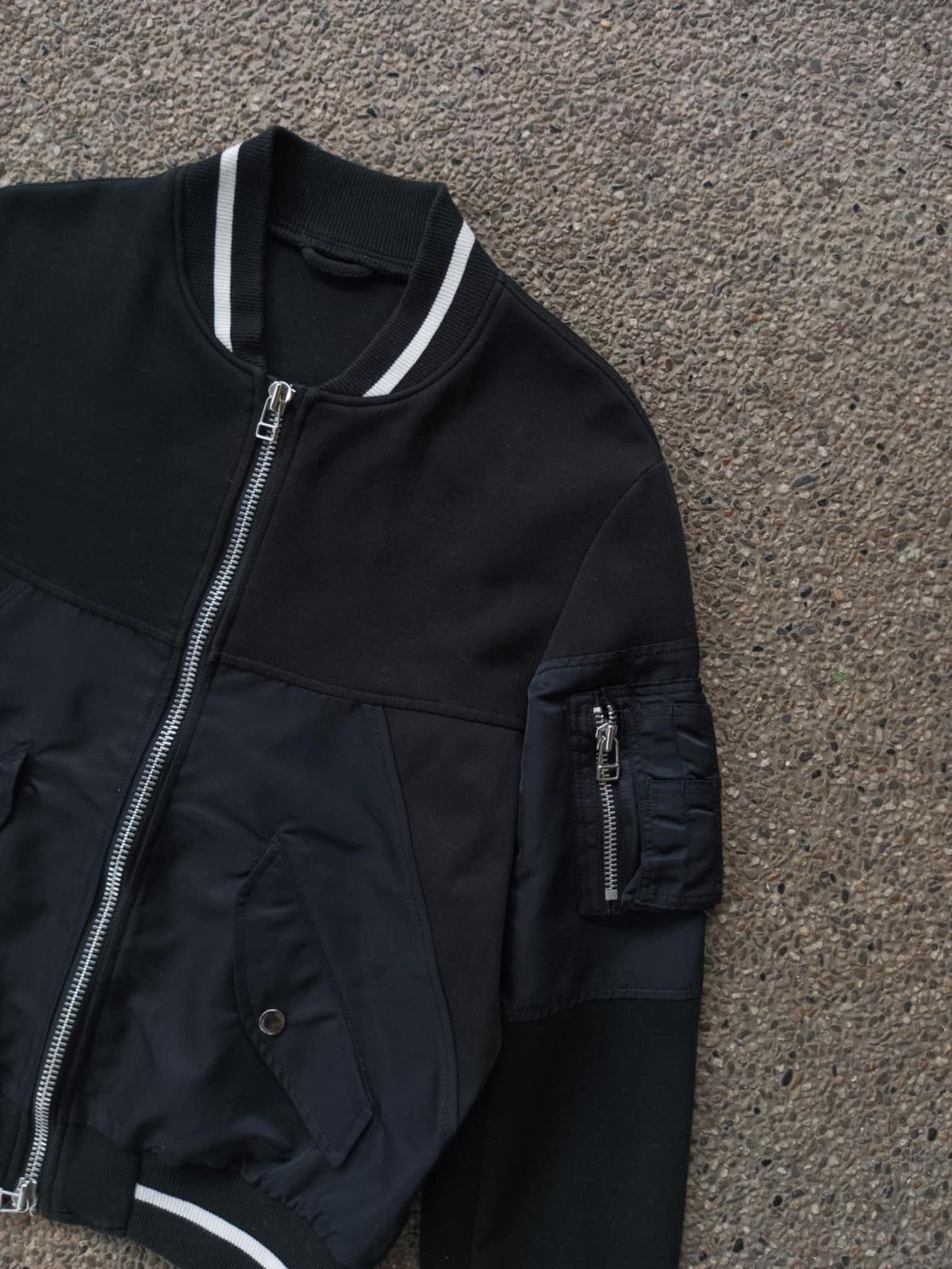 Japanese Brand × Sophnet. × uniform experiment Sophnet Japan Fabric Mix Bomber Jacket Size US M / EU 48-50 / 2 - 2 Thumbnail