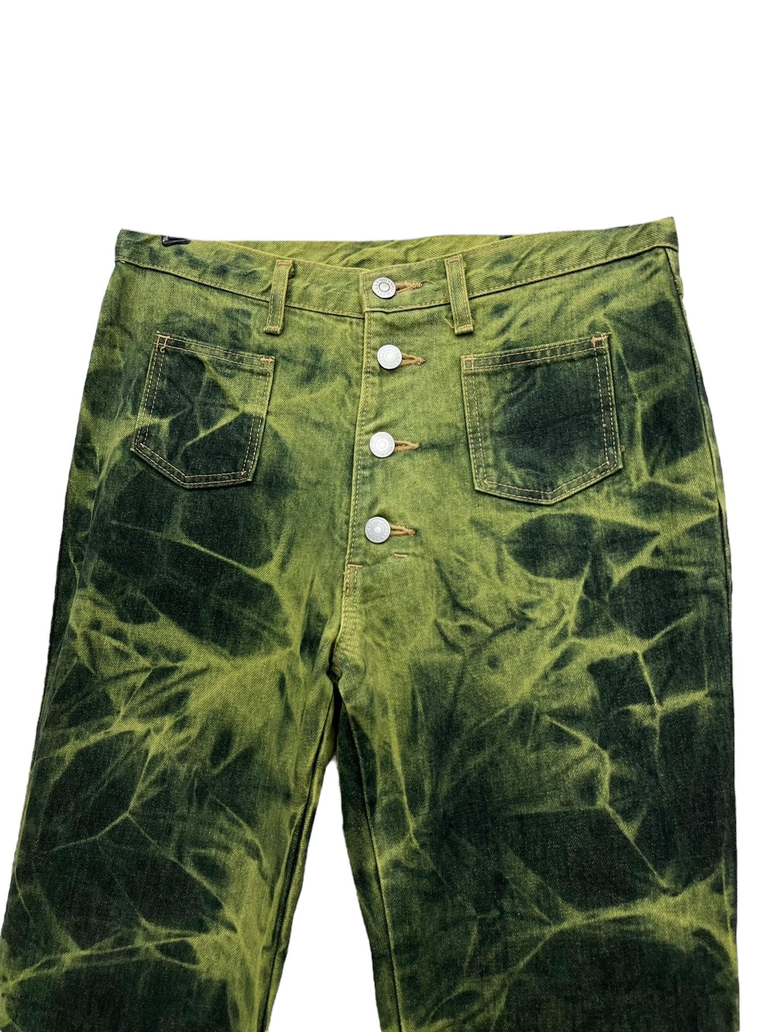 Wrangler 🔥Vintage WRANGLER TieDye Buttonfly Bush Pants Super FLARE Size US 30 / EU 46 - 5 Thumbnail