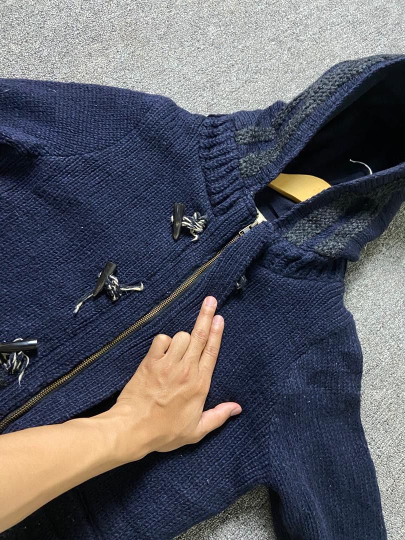 Japanese Brand R.N.A Japanese Brand Knitted Duffle Coat (188) Size US XS / EU 42 / 0 - 8 Thumbnail