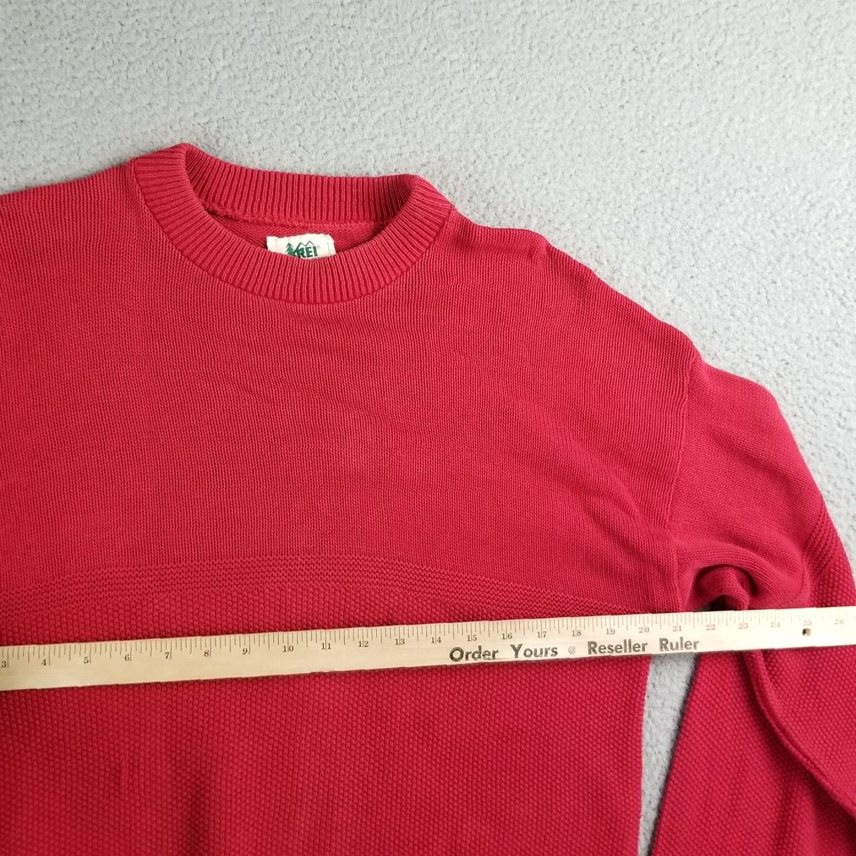 Vintage VINTAGE REI Sweater Mens Medium Crew Neck Red Knit Pullover 80s 90s Casual Accessories Men Size US M / EU 48-50 / 2 - 5 Thumbnail