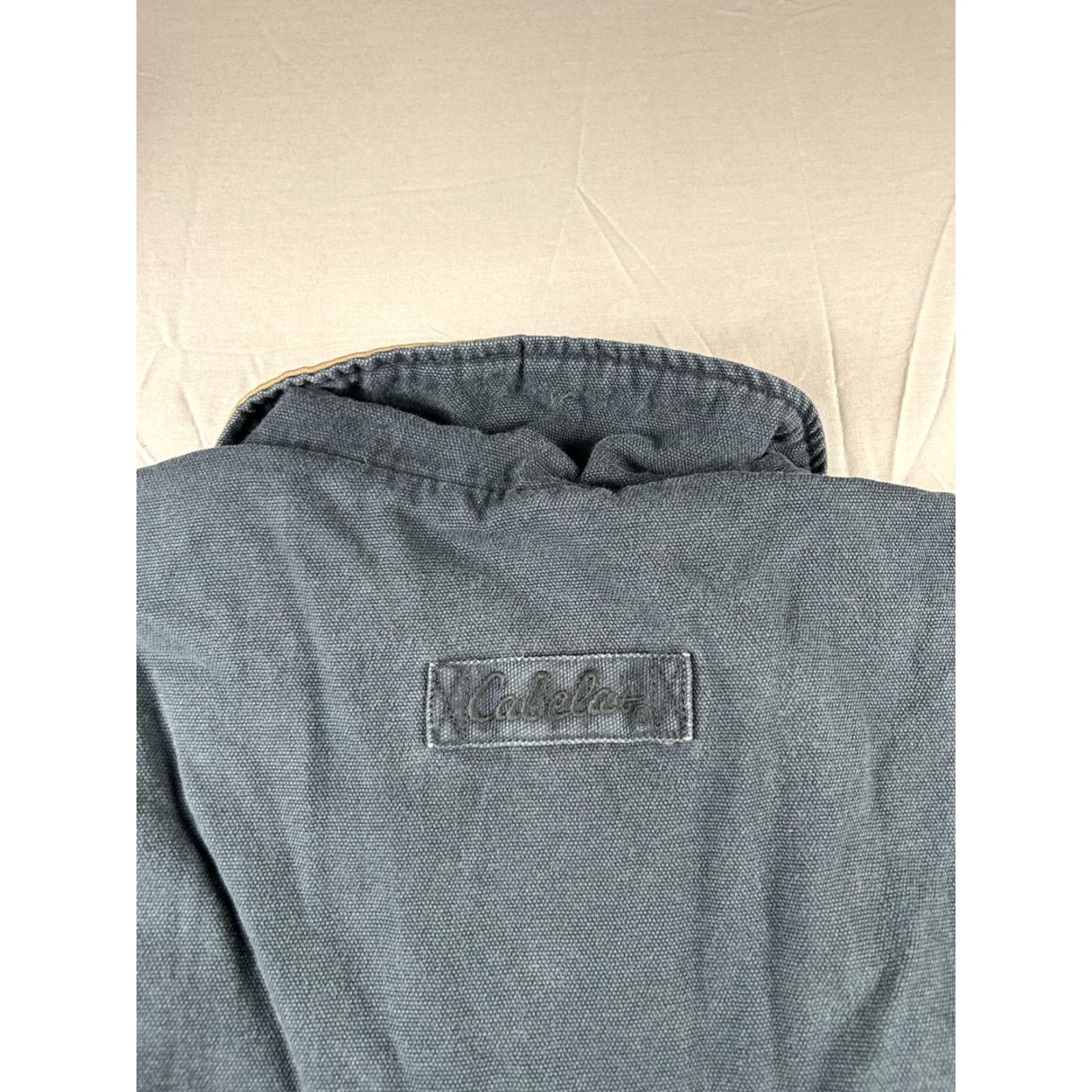 Vintage Cabela's Coat Mens Large Blue Canvas Insulated Parka Hunting Outdoor Chore Barn Size US L / EU 52-54 / 3 - 7 Thumbnail