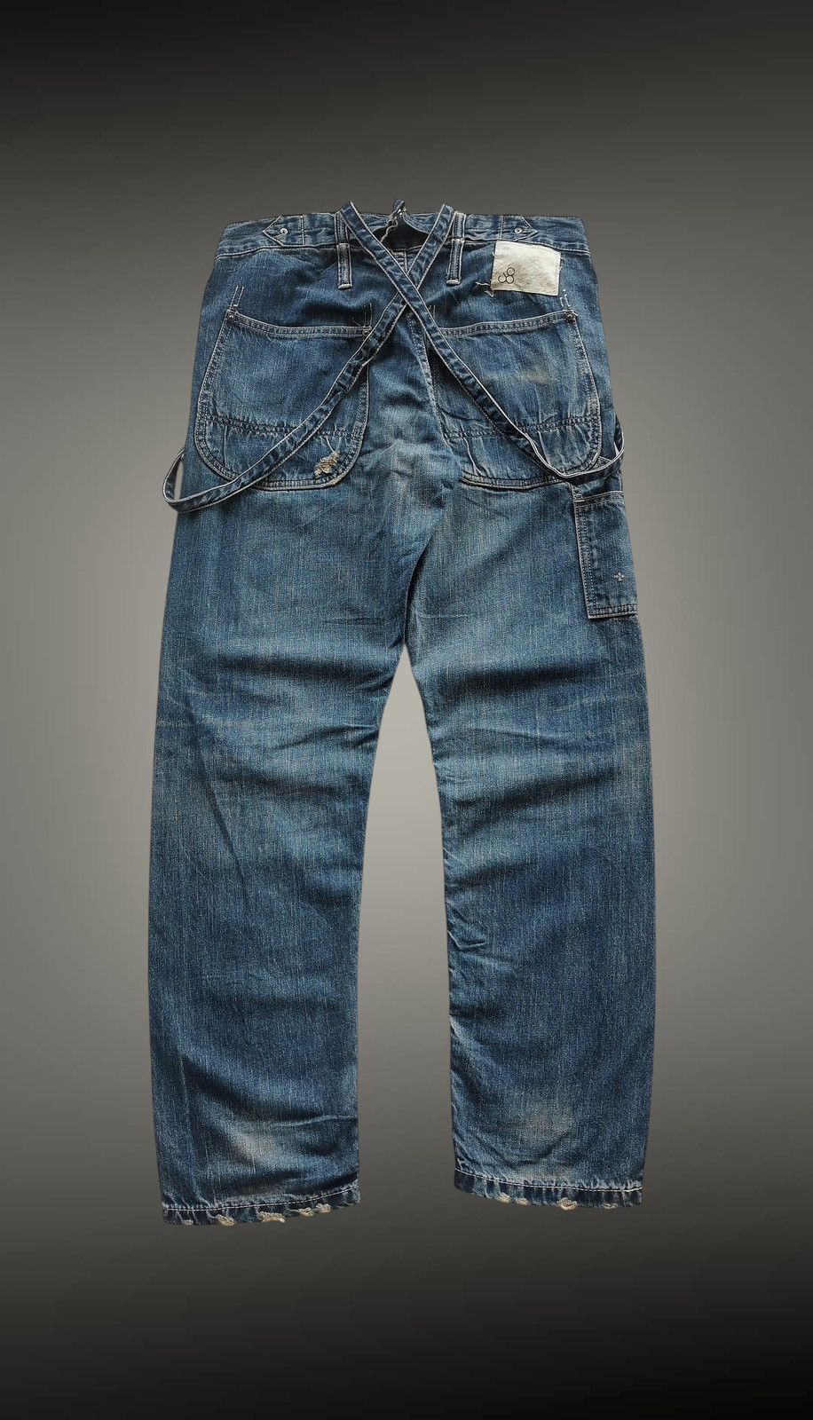 Johnbull Johnbull Workwear Suspender Selvedge Denim Jeans Japan Size US 31 - 2 Thumbnail