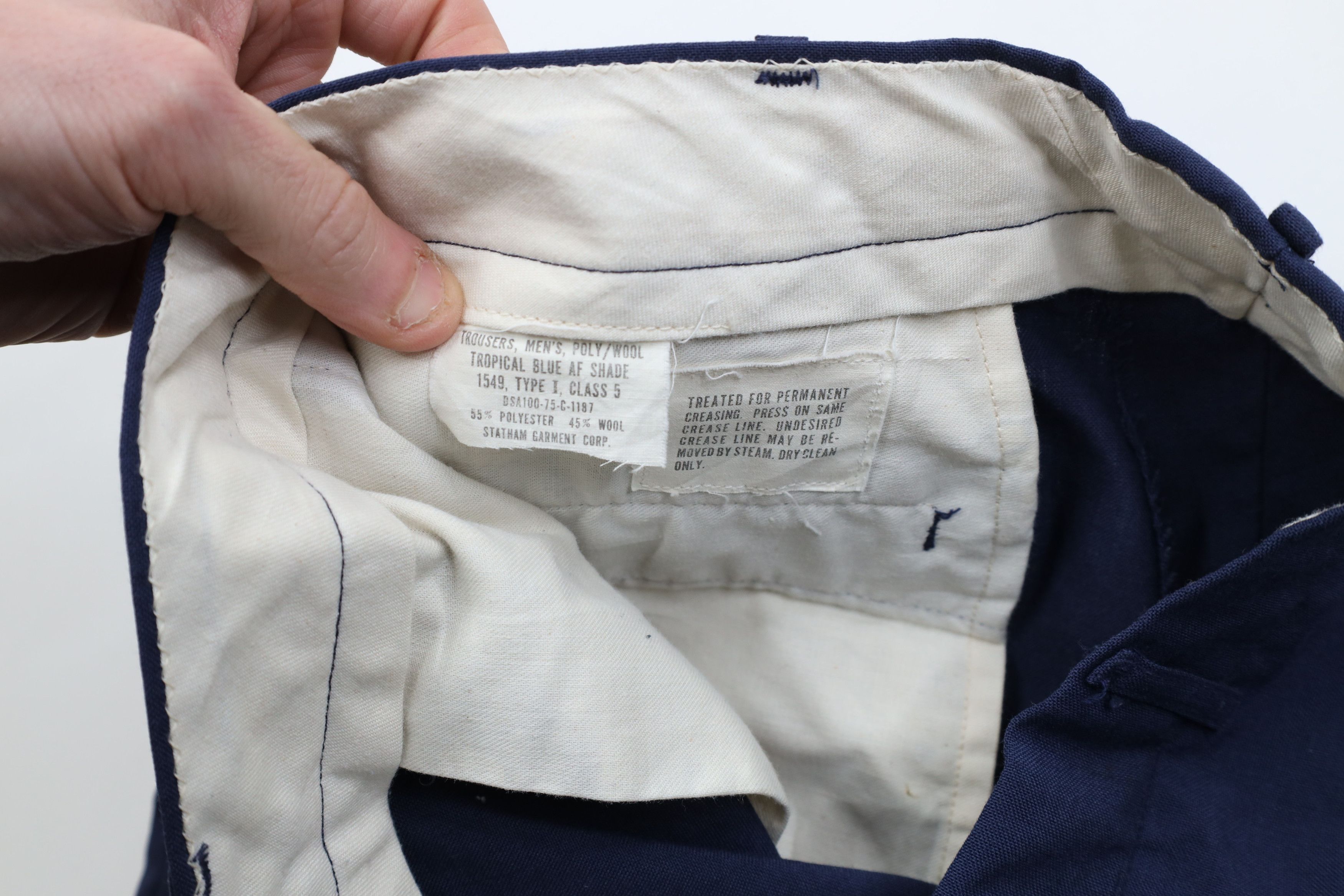 Vintage Vintage 70s Vietnam War USGI 5 Wool Blend AF Pants USA Size US 32 / EU 48 - 10 Thumbnail