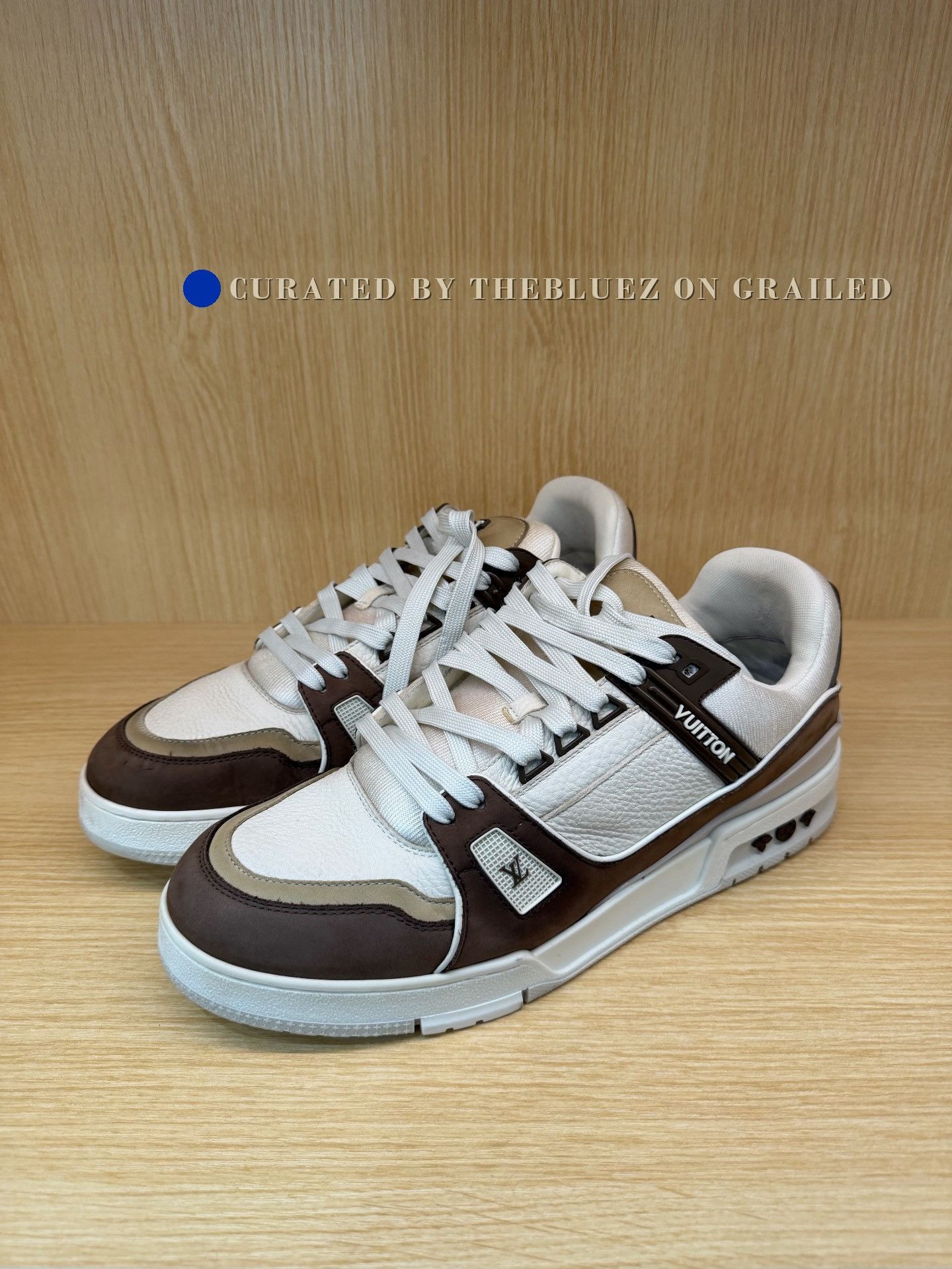 Louis Vuitton Louis Vuitton LV Trainer Mocha Size 43 Size US 10 / EU 43 - 1 Thumbnail