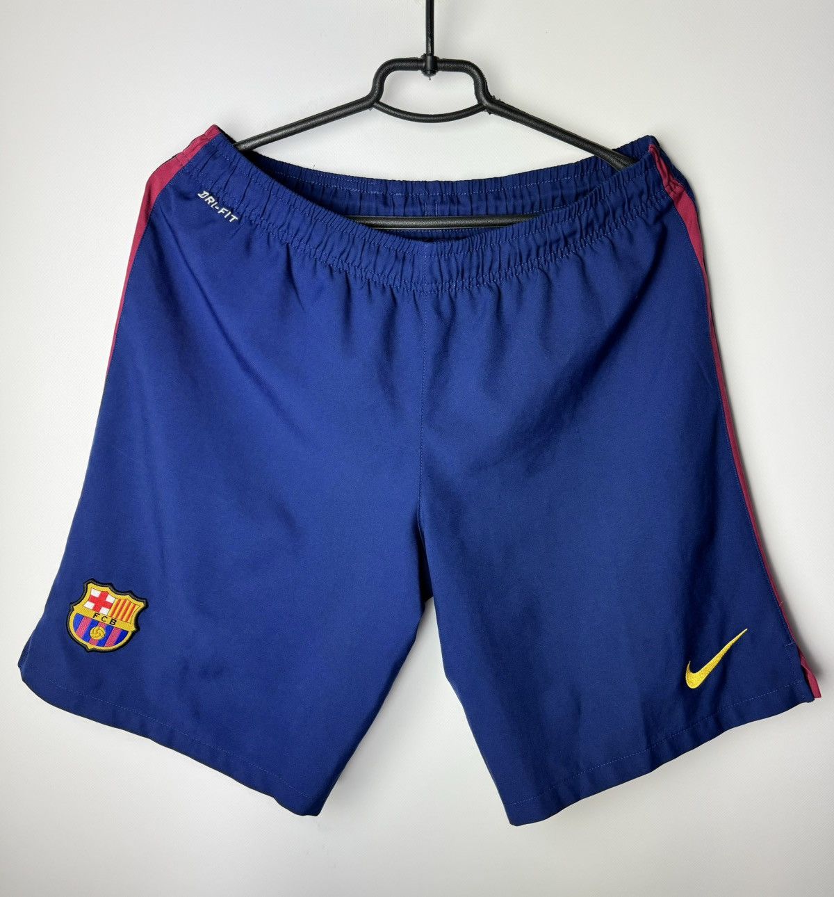 Nike Barcelona 2014 2015 Home Football Soccer Shorts Nike size L Size US 34 / EU 50 - 1 Thumbnail