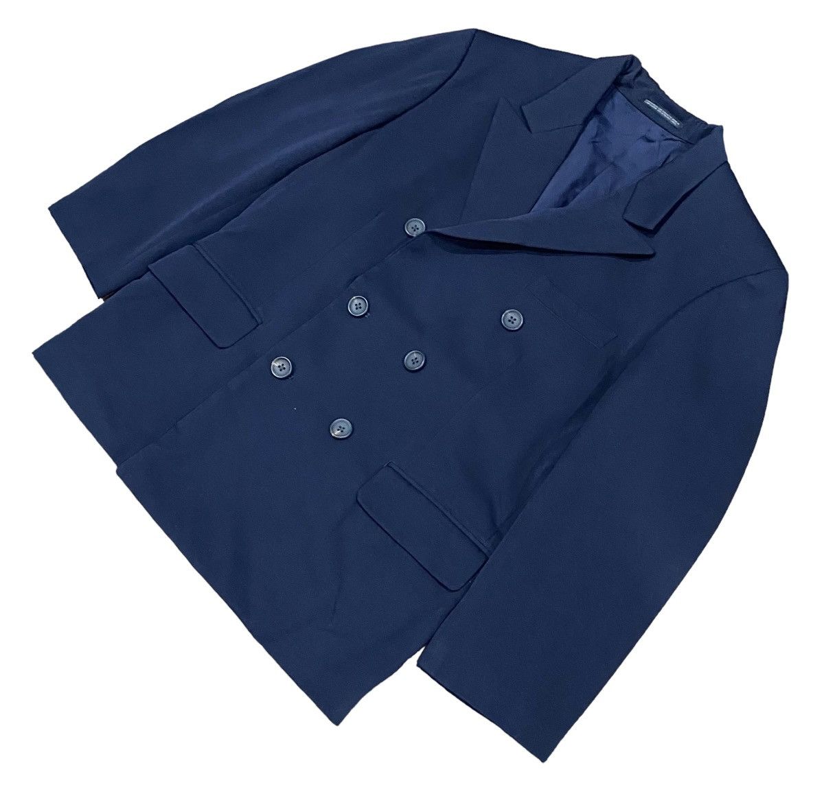 Yohji Yamamoto Vtg🔥iconic YOHJI YAMAMOTO Pour Homme Pocket Blazer Jacket Size 38S - 6 Thumbnail
