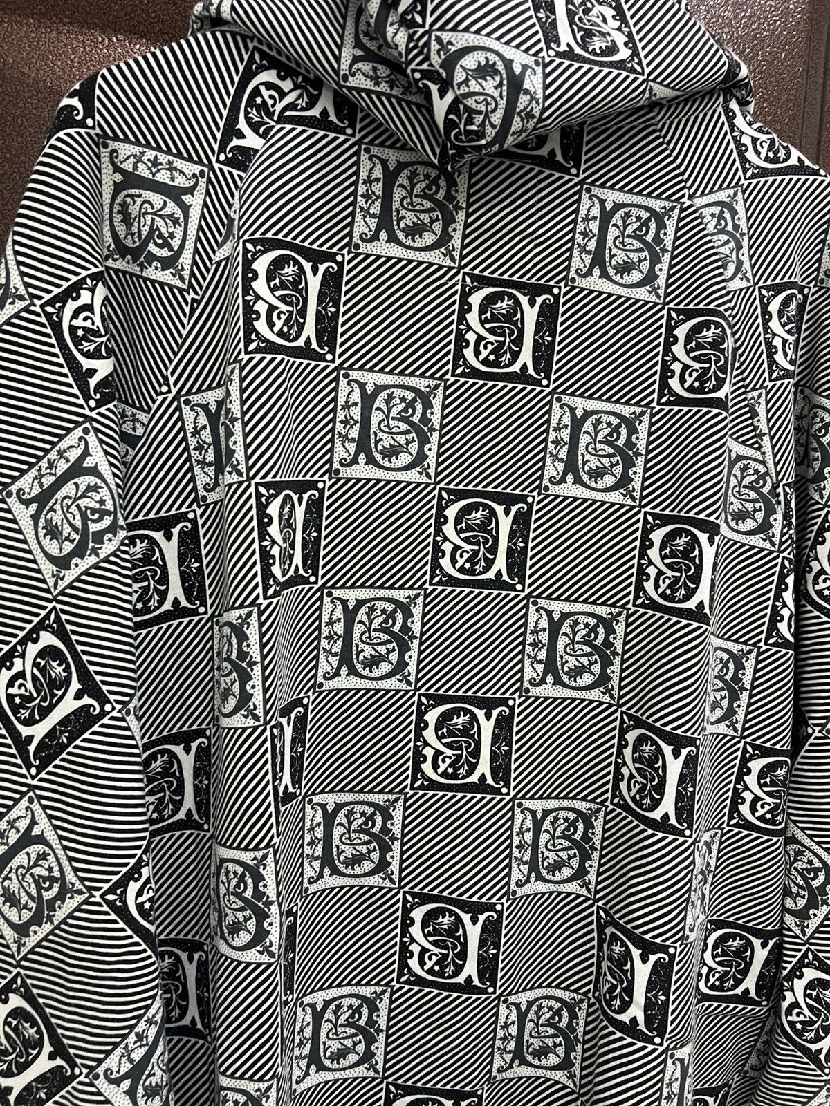 Japanese Brand BADBOY Full Printed Adjustable Hooded Full Zipper Sweatshirt Size US L / EU 52-54 / 3 - 11 Thumbnail