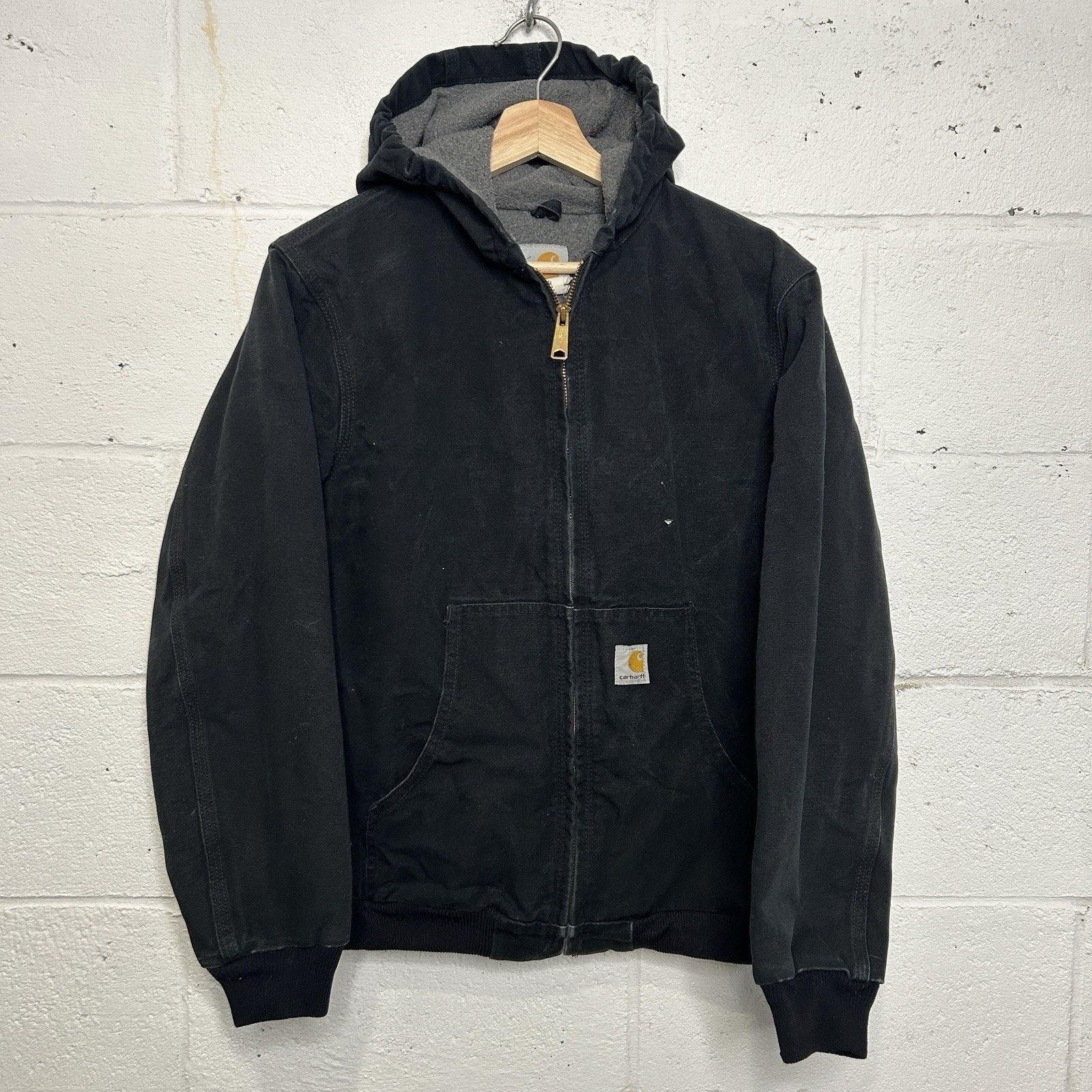 Carhartt Vintage Carhartt Fleece-Lined Hooded Active Jacket “Black” Size S / US 4 / IT 40 - 1 Thumbnail