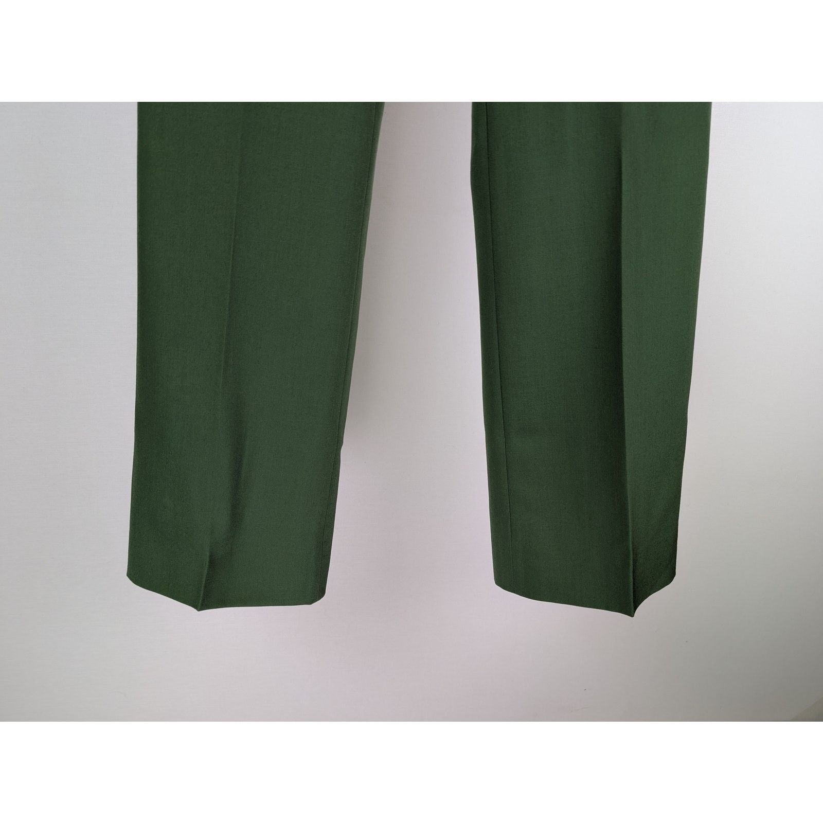 Gucci o1rshd1 Q:2/ Aria Pant English Wool Gabardine Pants in Green Size US 32 / EU 48 - 3 Thumbnail