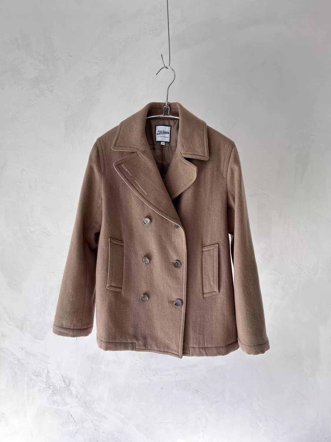 Jean Paul Gaultier Jean Paul Gaultier Vtg Wool Bateau DB Unisex Tan Size M / US 6-8 / IT 42-44 - 2 Thumbnail