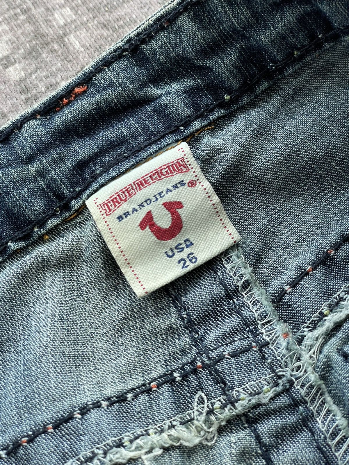 True Religion TRUE RELIGION RICKY SUPER QT MULTI COLOUR DOUBLE STITCH Size US 28 / EU 44 - 5 Thumbnail