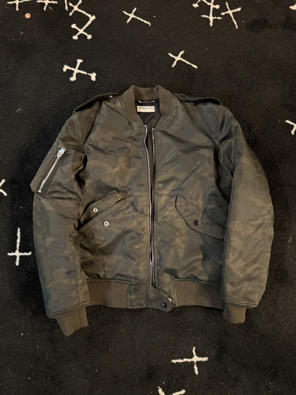 Saint Laurent Paris SOLDDD SAINT LAURENT JACKET BOMBER Size US M / EU 48-50 / 2 - 1 Thumbnail