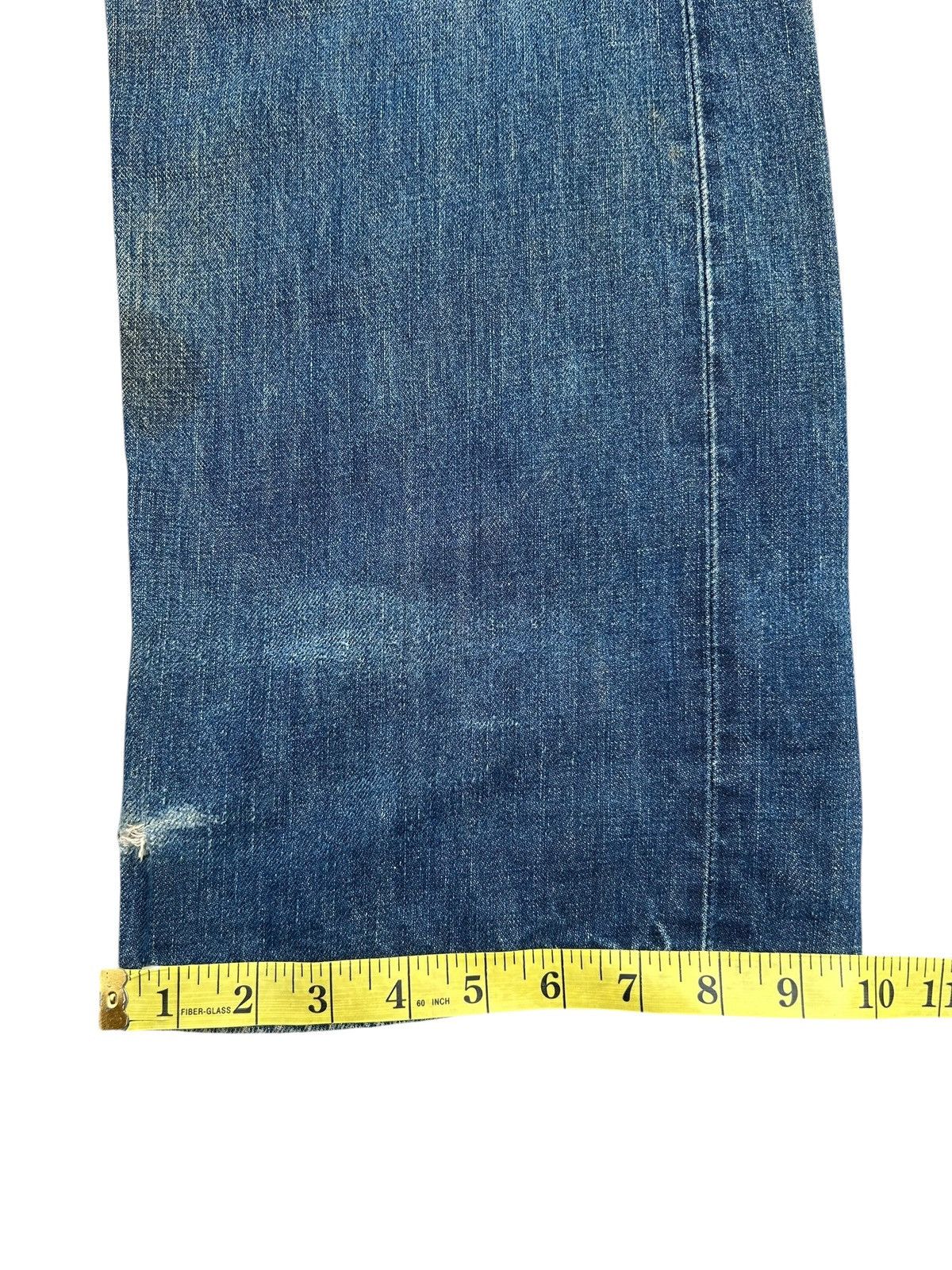 Kapital Thrashed Vintage Lee Riders Selvedge Rusty Denim Jeans Size US 35 - 23 Thumbnail