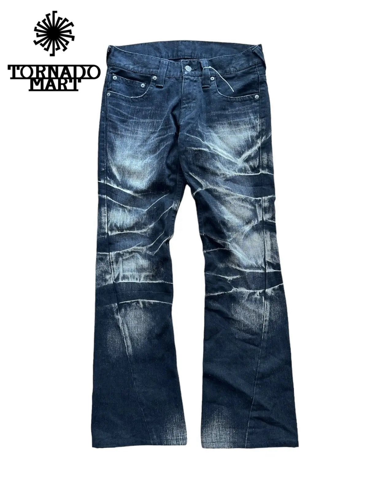 Tornado Mart 2000-Tornado Mart Japan Super Flared Jeans Size US 31 - 1 Thumbnail
