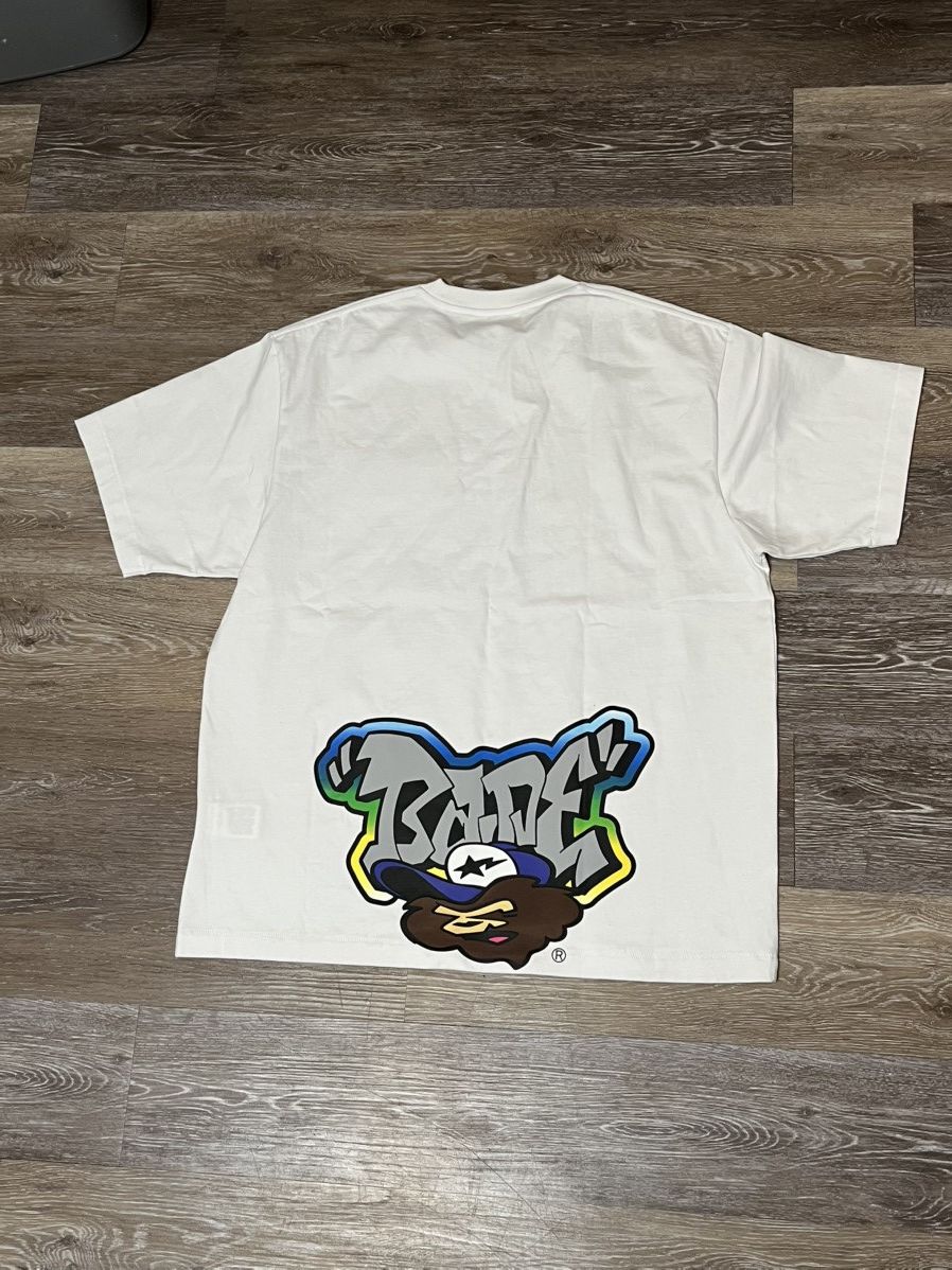 Bape *RARE* Bape Head Graffiti Patch Work T-Shirt New With Tags Size US L / EU 52-54 / 3 - 3 Thumbnail