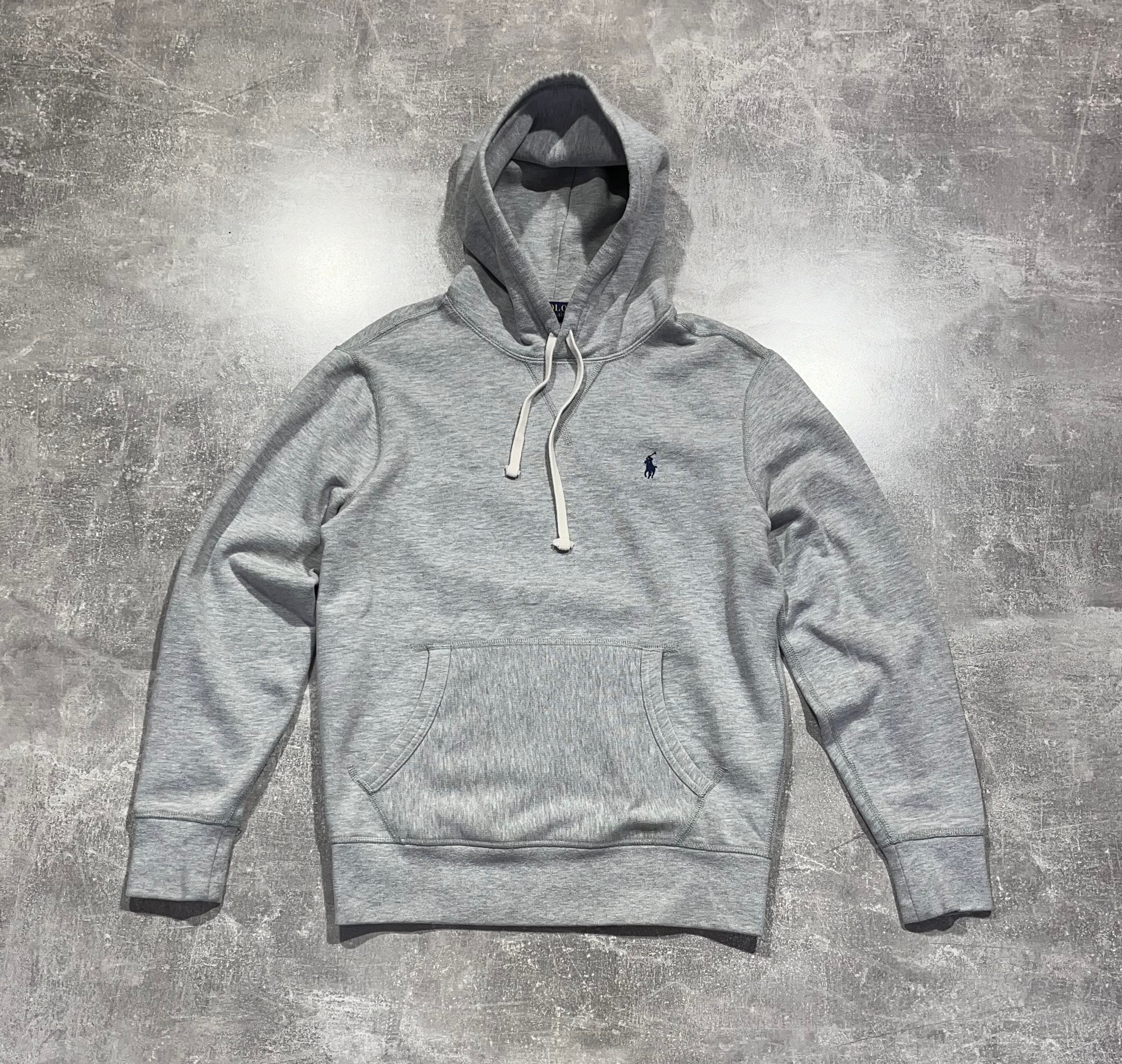 Pre-owned Polo Ralph Lauren X Vintage Polo Ralph Laurent Hoodie Mini Logo Y2k Style In Grey