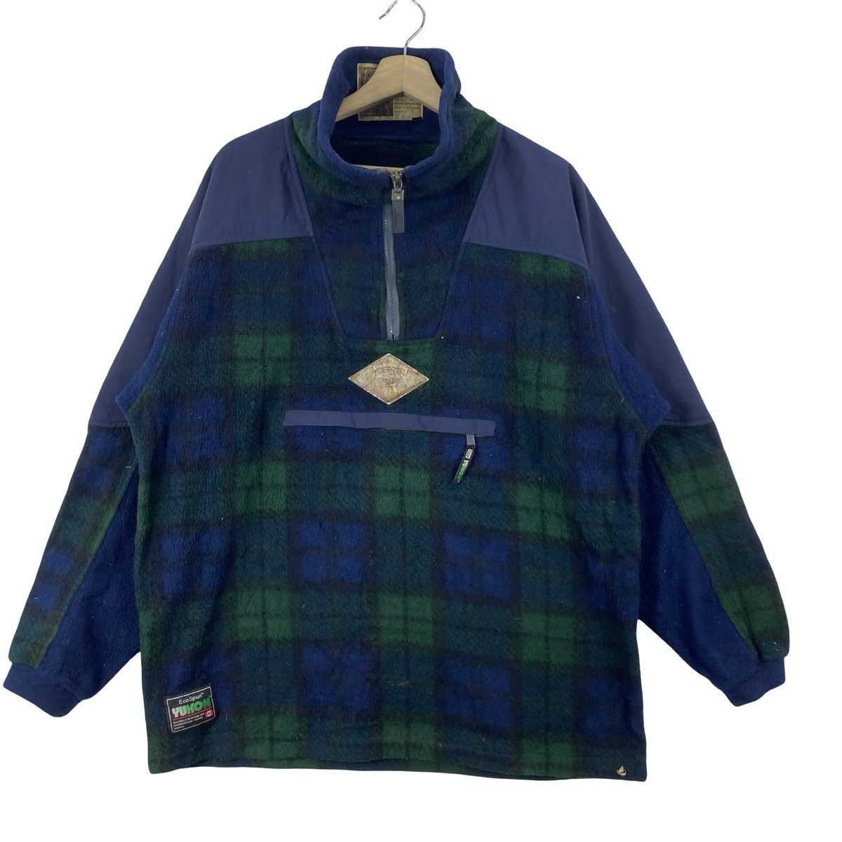 Camel Vintage CAMEL TROPHY ADVENTURE Wear Blackwatch Plaid Fleece Size US L / EU 52-54 / 3 - 5 Thumbnail